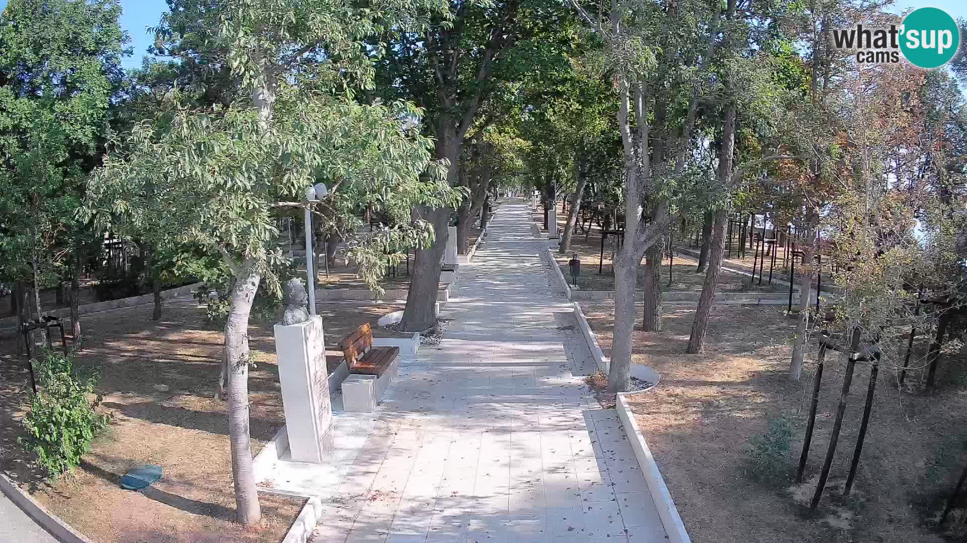 Writers’ Park Webcam Senj – Live by the Sea