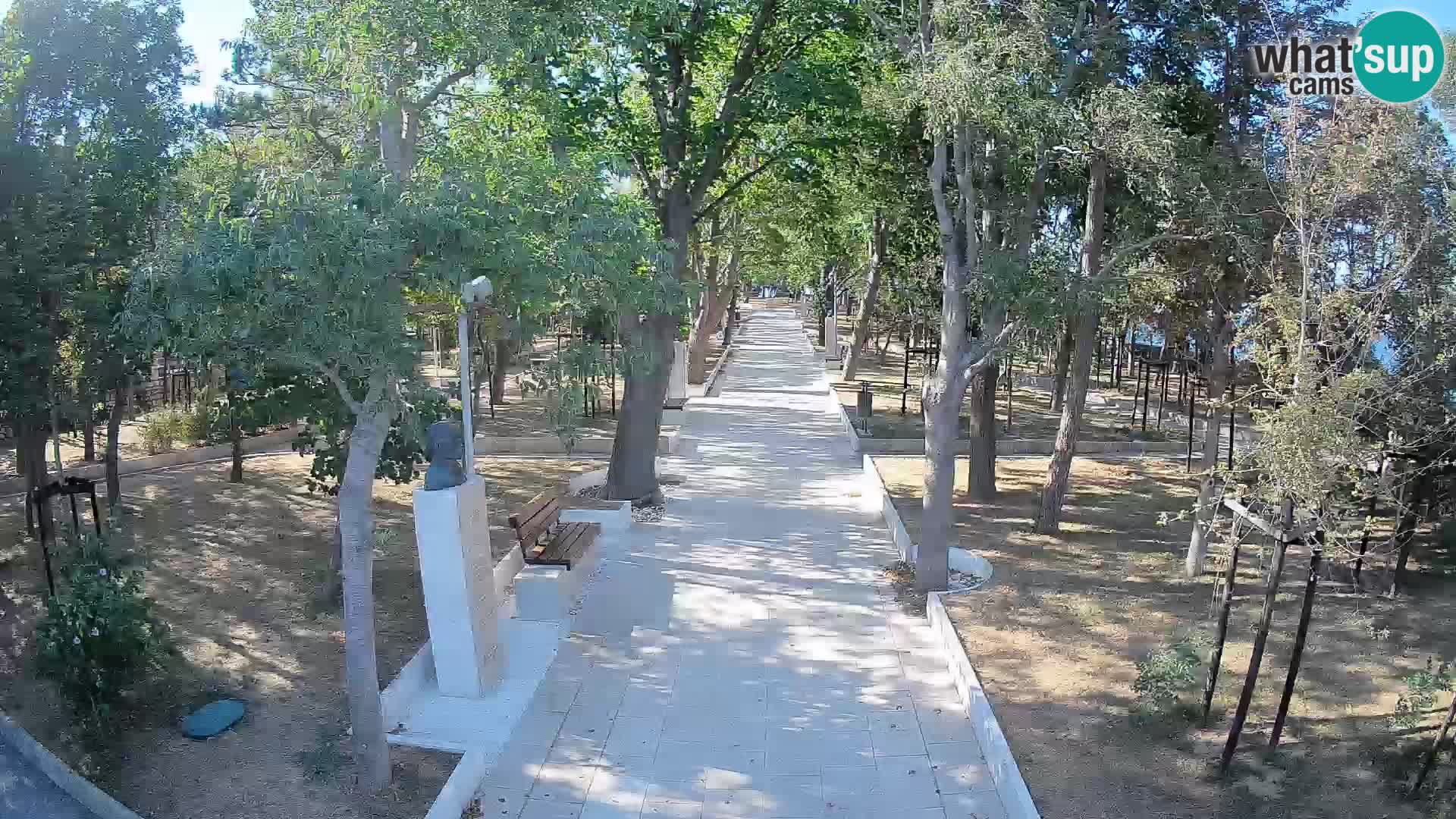 Writers’ Park Webcam Senj – Live by the Sea