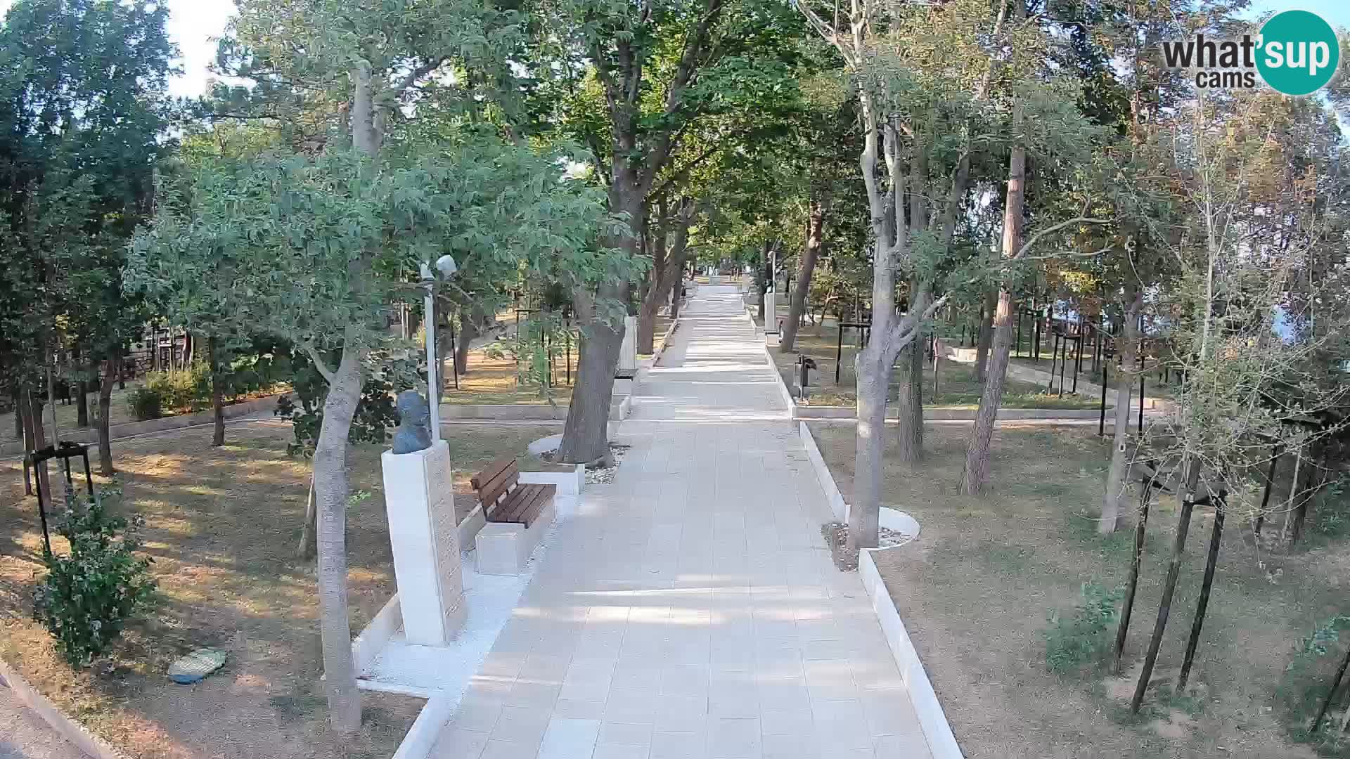 Webcam Schriftstellerpark Senj – Live am Meer