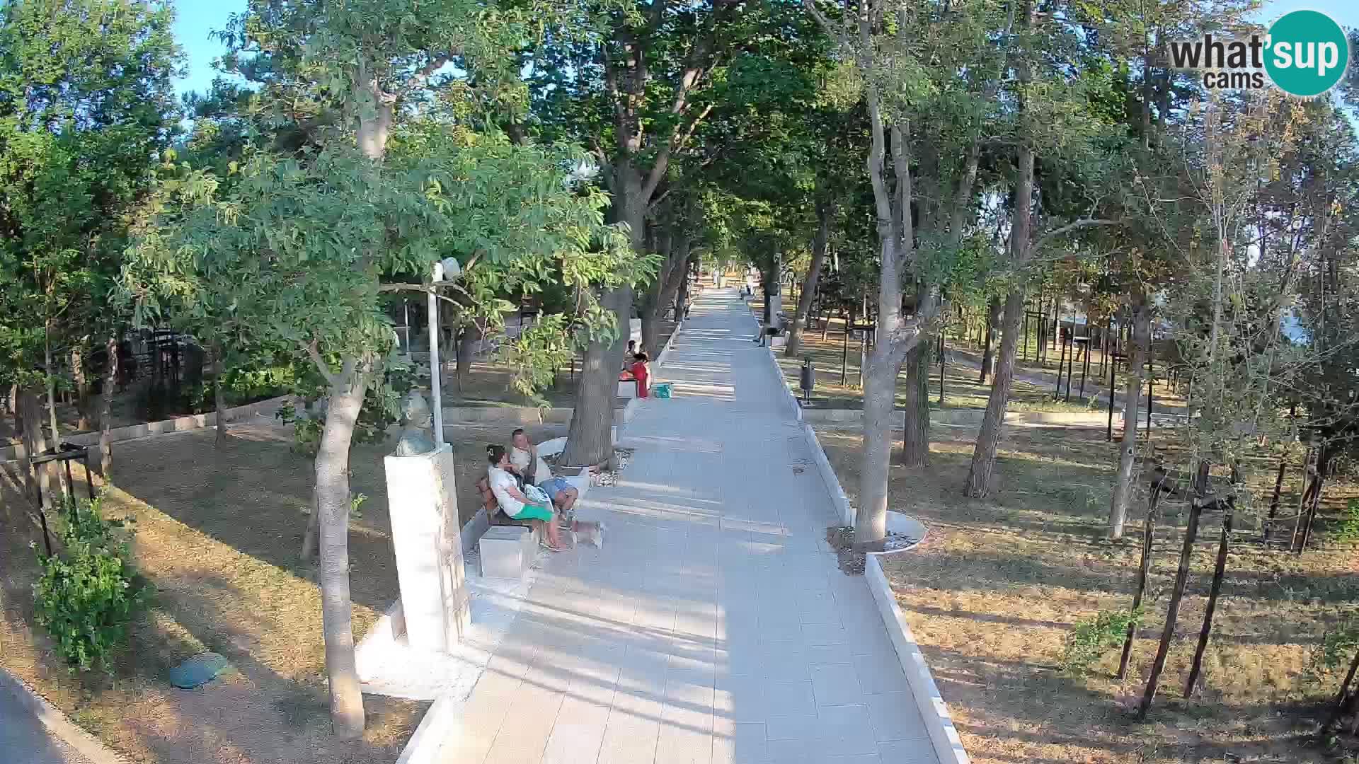 Webcam Schriftstellerpark Senj – Live am Meer