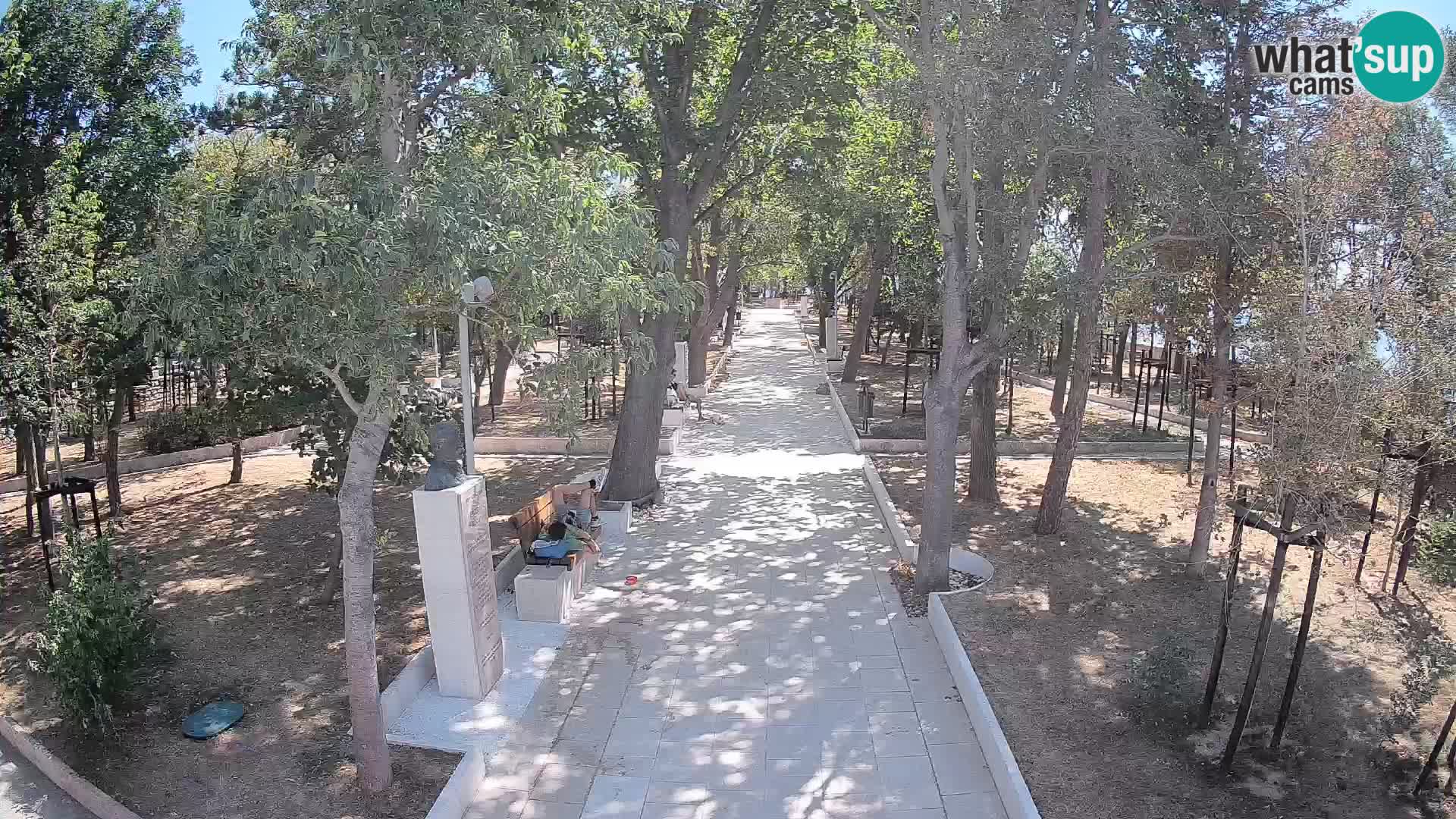 Writers’ Park Webcam Senj – Live by the Sea