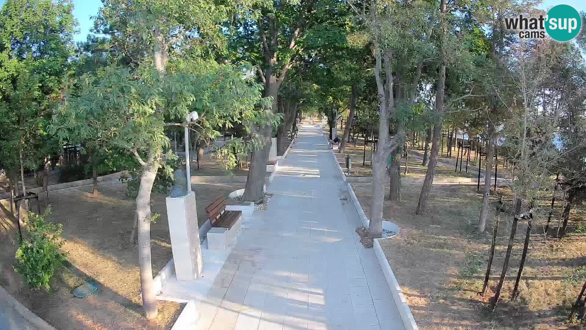 Writers’ Park Webcam Senj – Live by the Sea