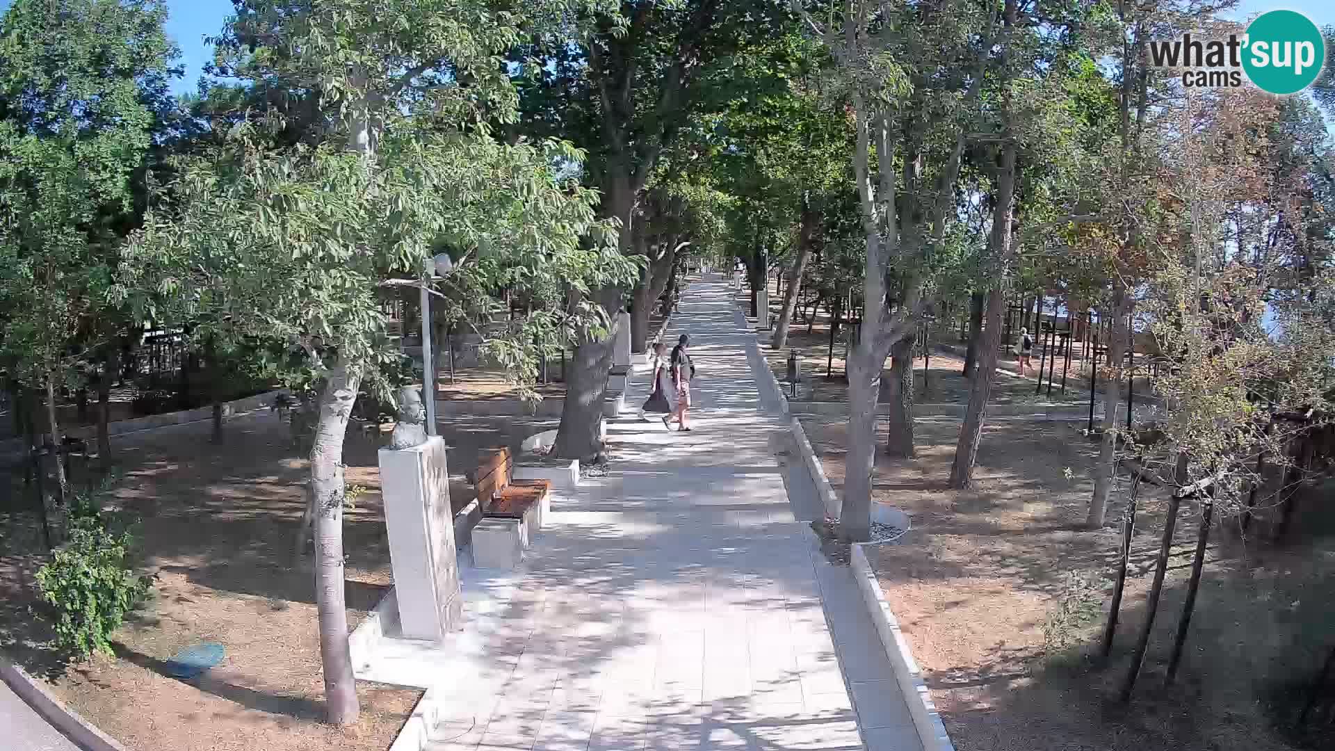 Writers’ Park Webcam Senj – Live by the Sea