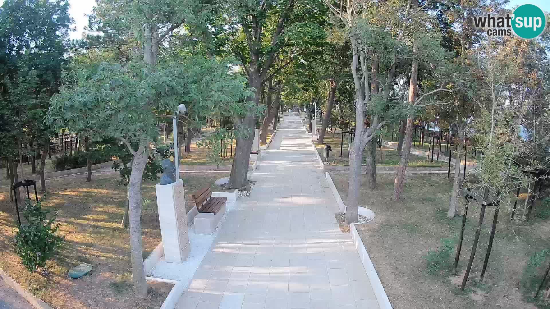 Writers’ Park Webcam Senj – Live by the Sea