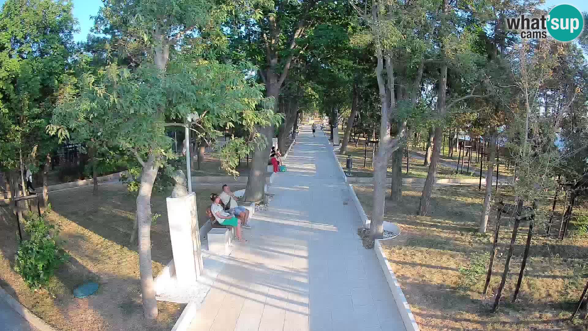 Writers’ Park Webcam Senj – Live by the Sea