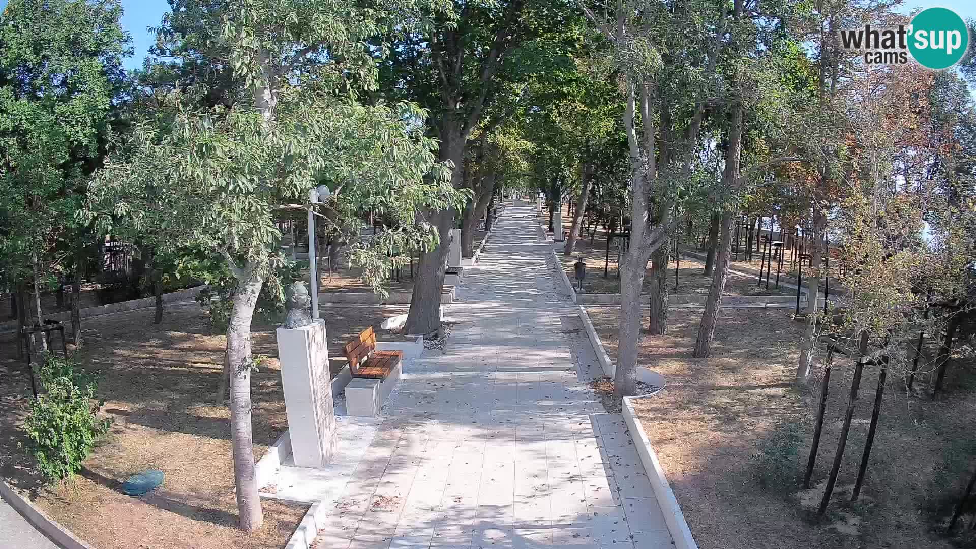 Writers’ Park Webcam Senj – Live by the Sea