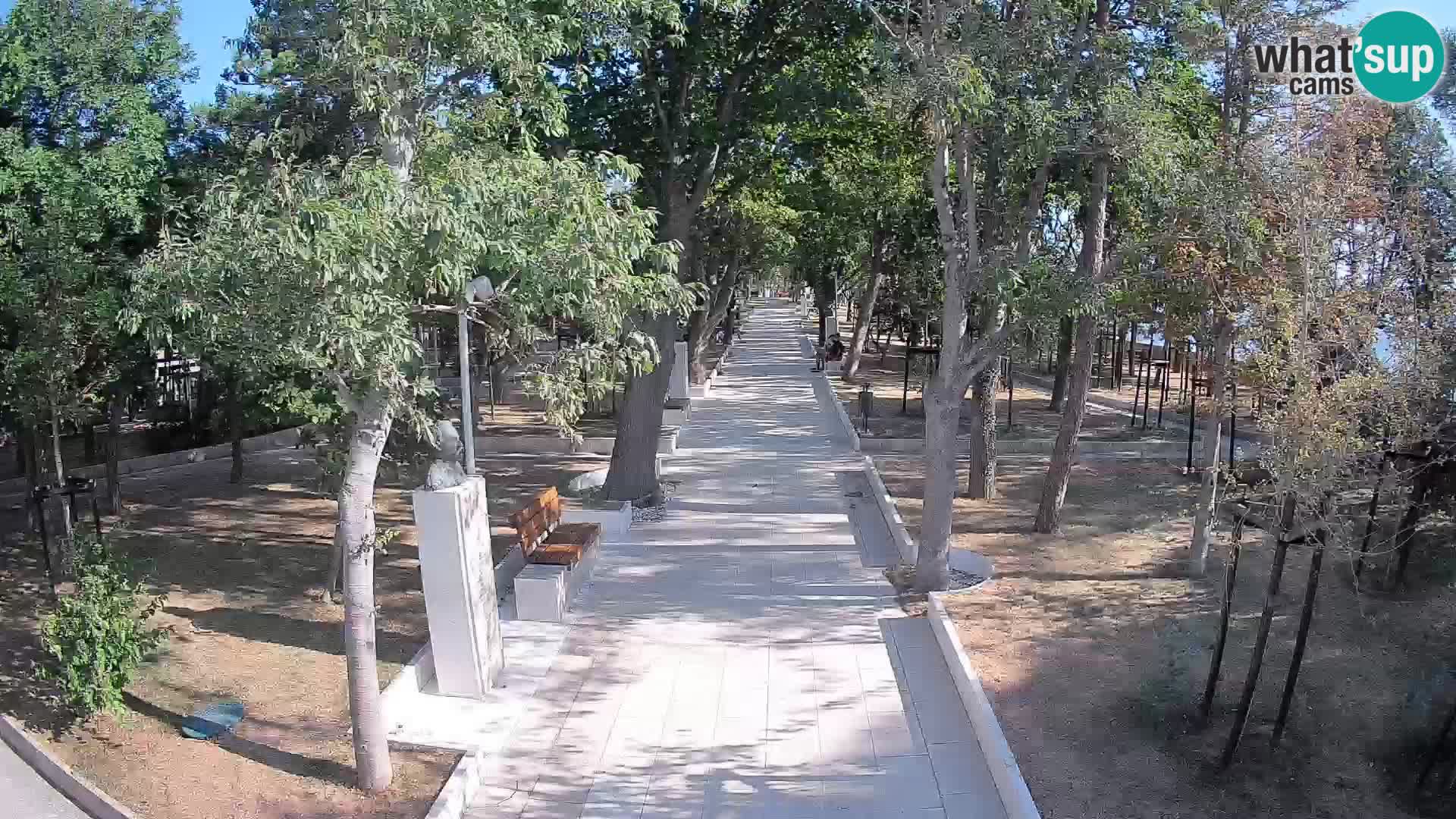 Webcam Schriftstellerpark Senj – Live am Meer