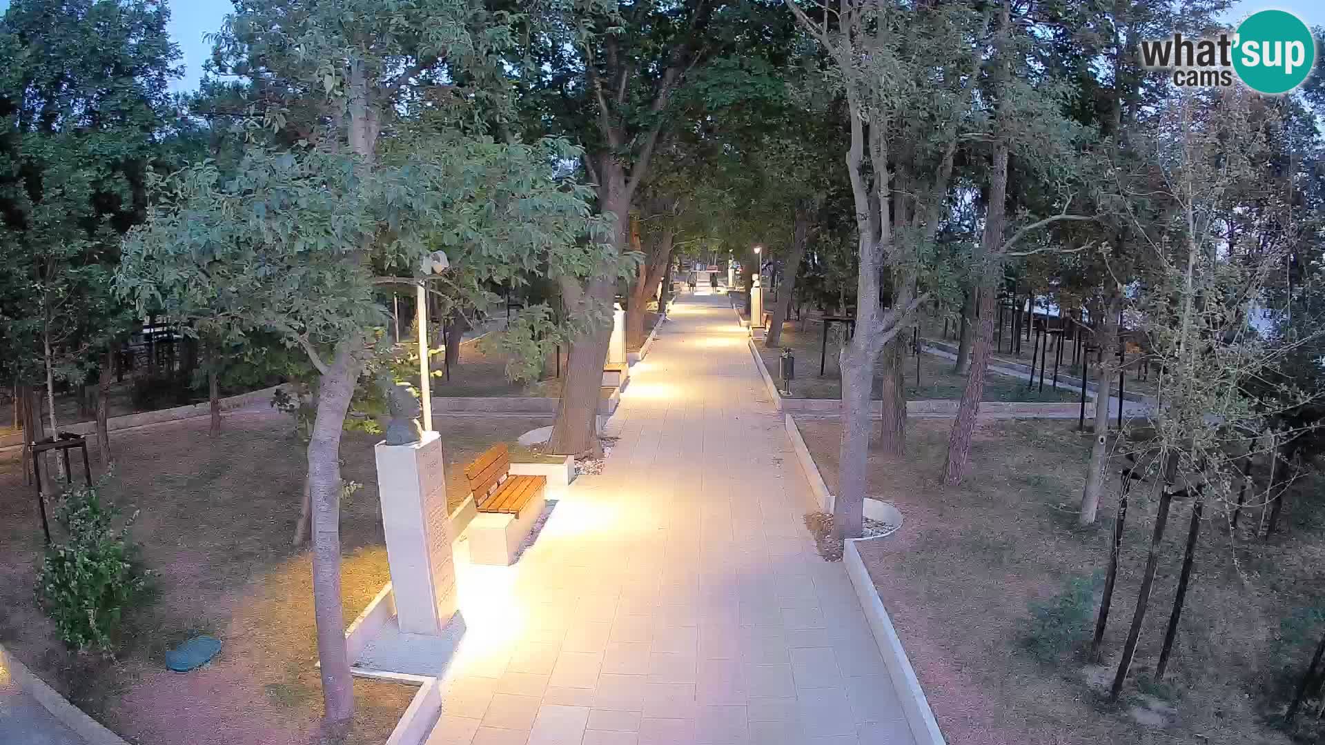 Writers’ Park Webcam Senj – Live by the Sea