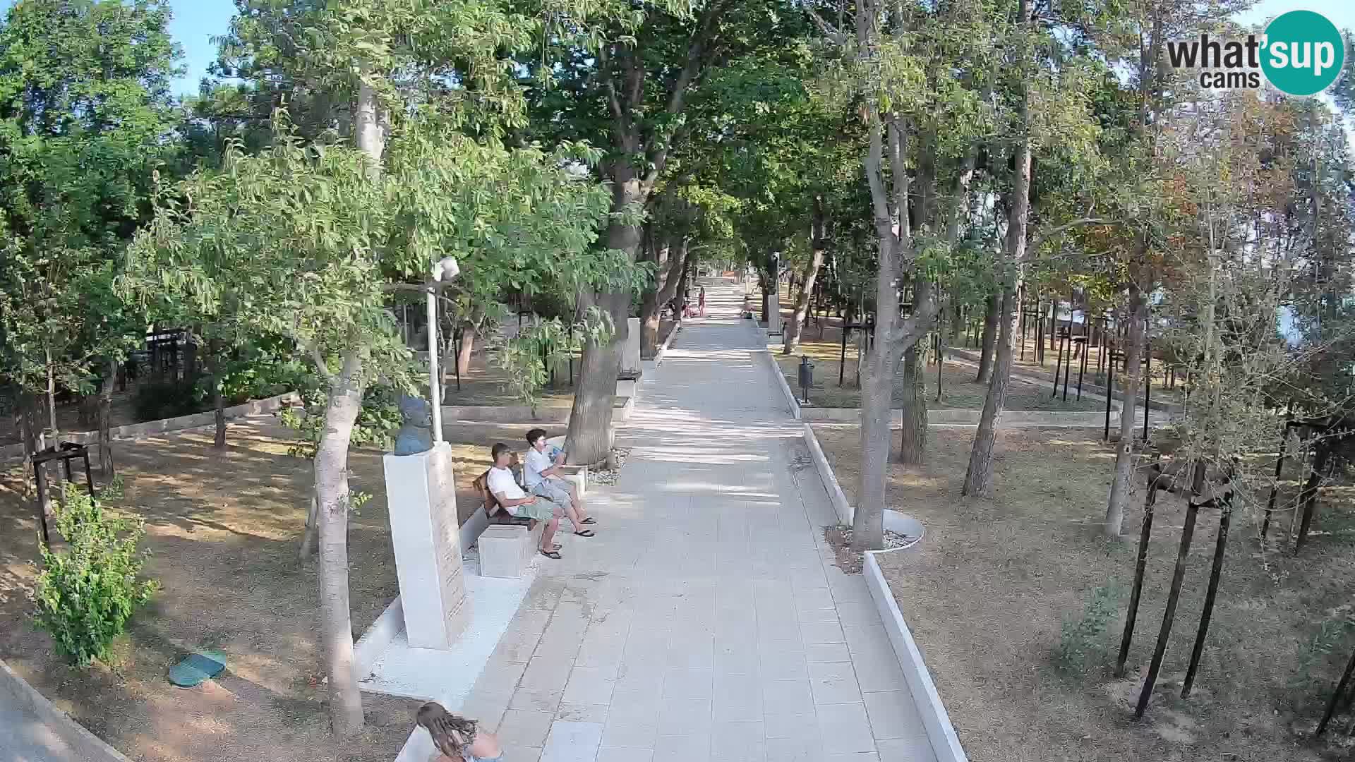 Writers’ Park Webcam Senj – Live by the Sea
