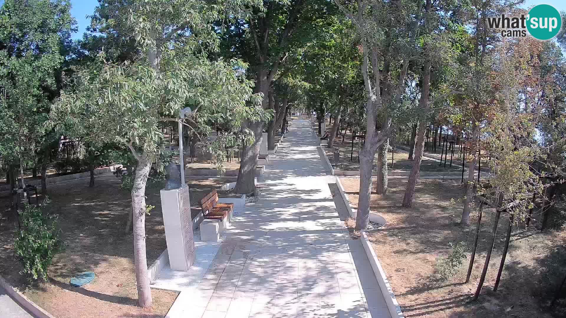 Webcam Schriftstellerpark Senj – Live am Meer