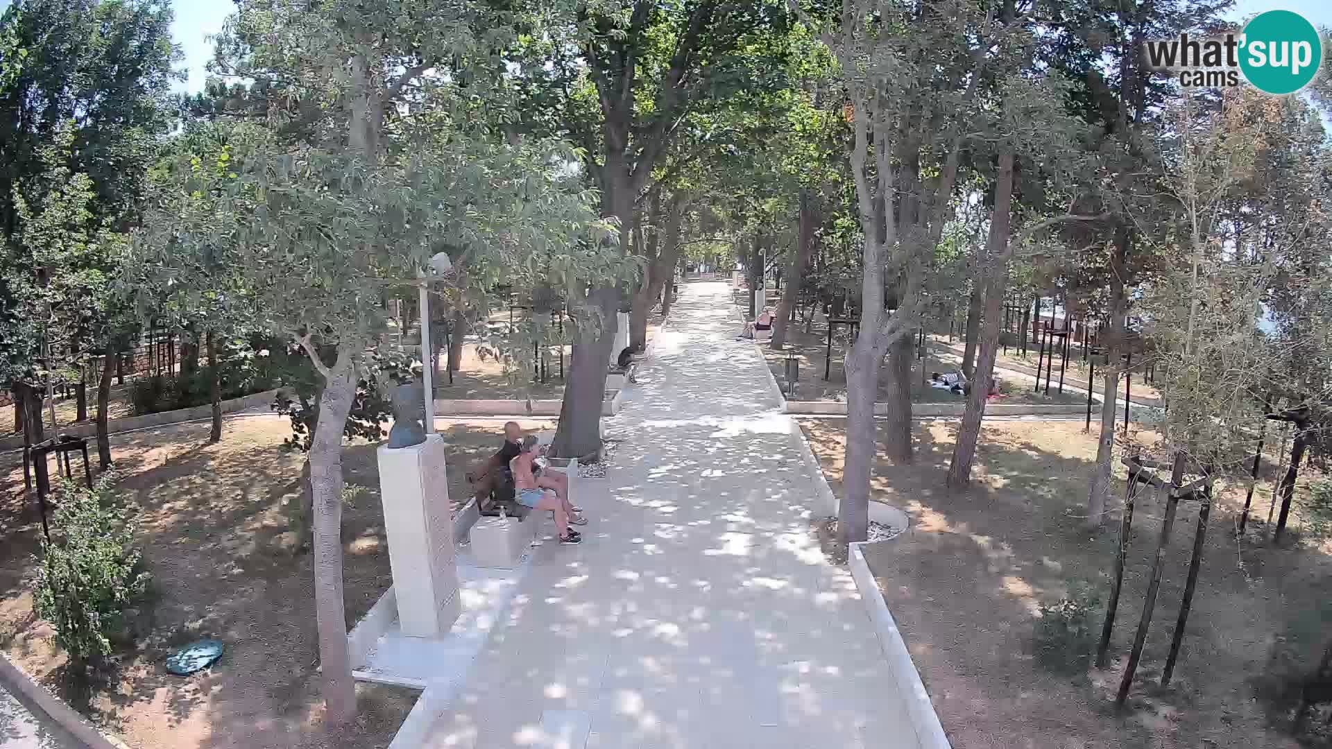 Writers’ Park Webcam Senj – Live by the Sea