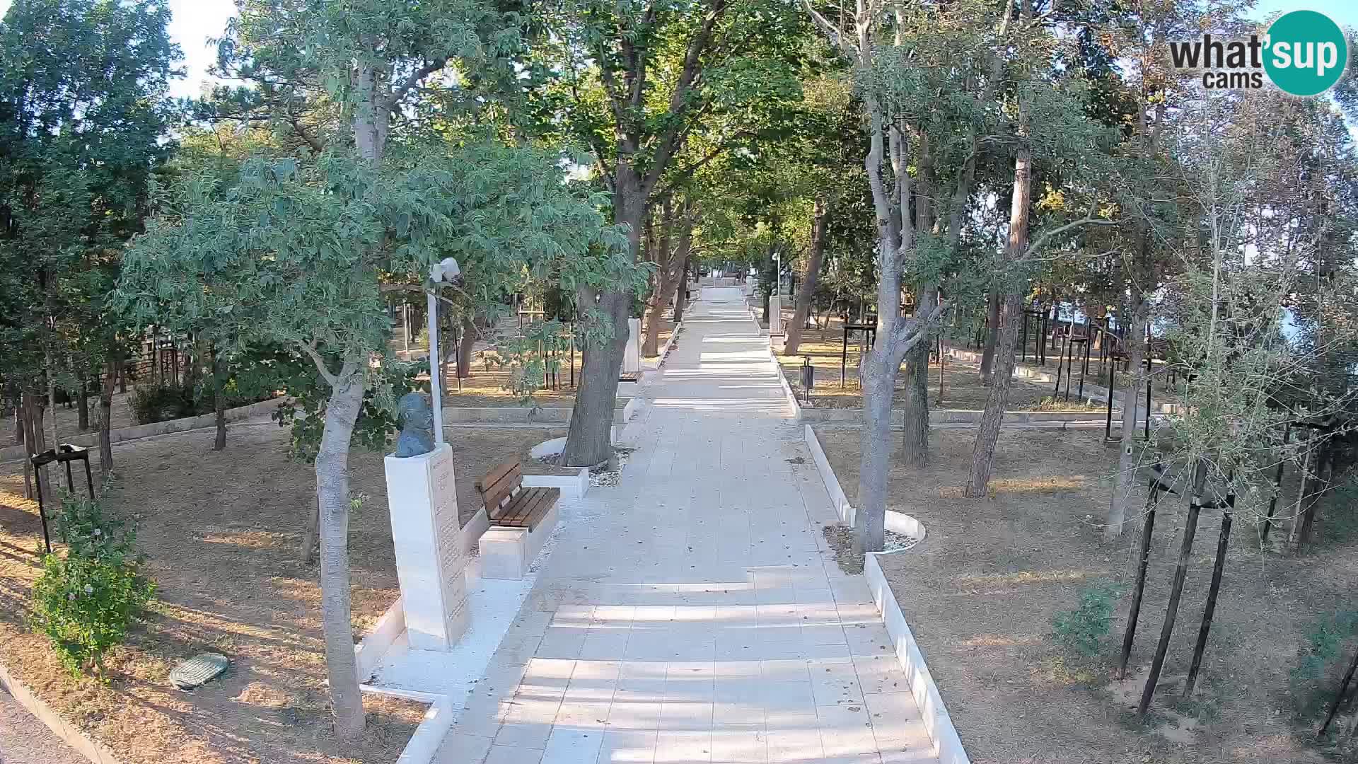 Webcam Schriftstellerpark Senj – Live am Meer