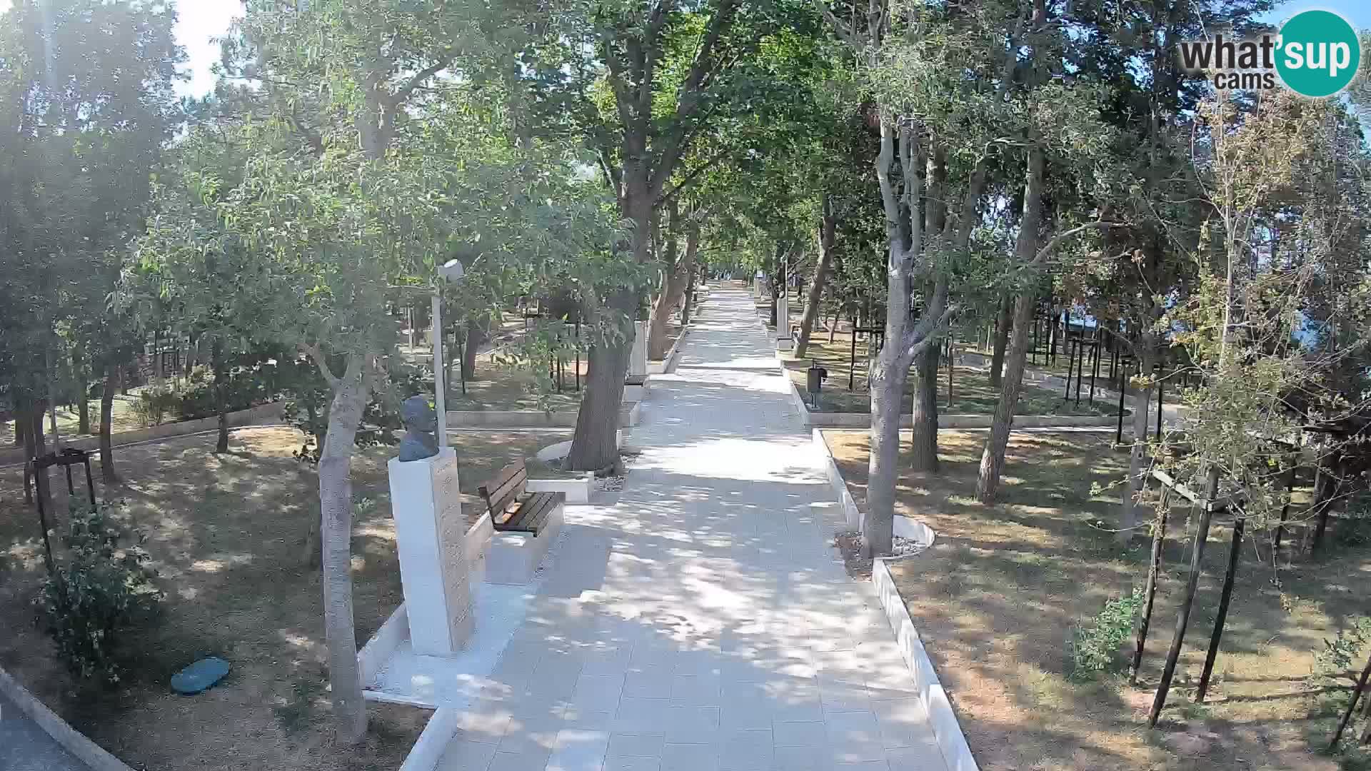 Writers’ Park Webcam Senj – Live by the Sea