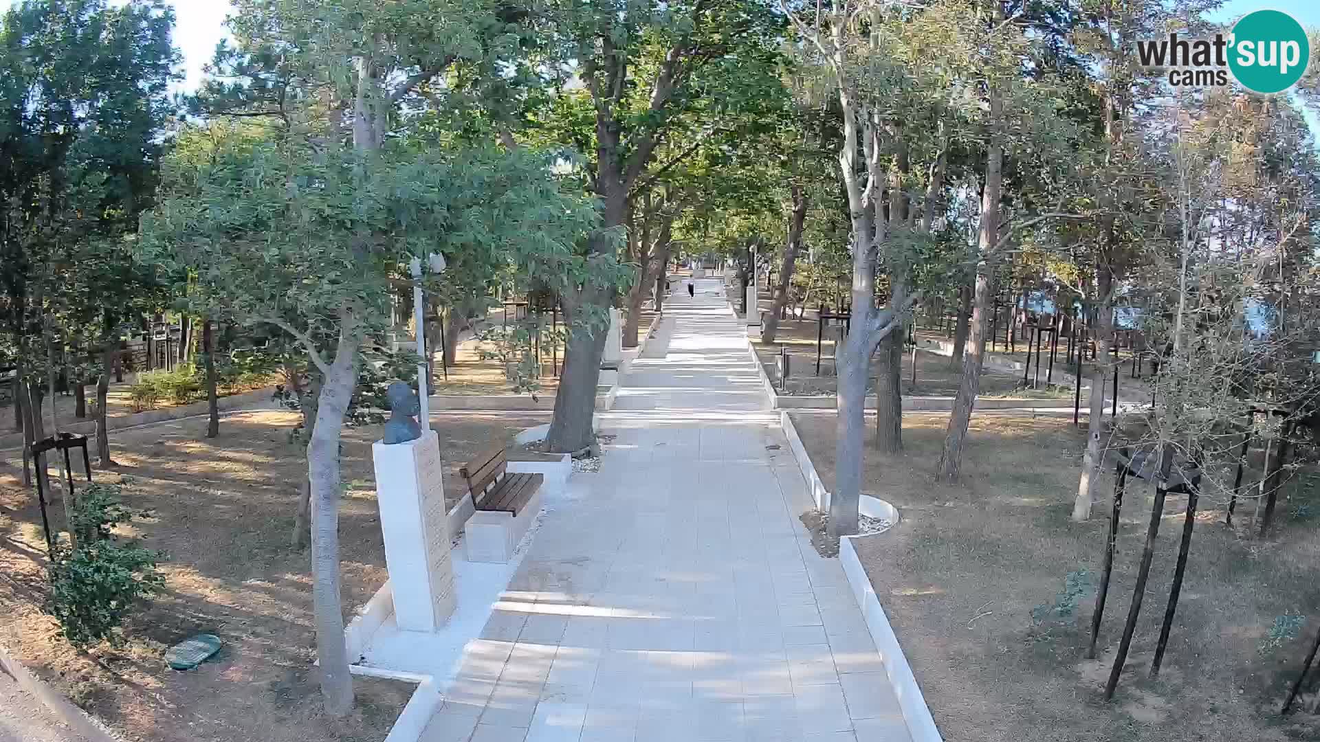 Writers’ Park Webcam Senj – Live by the Sea