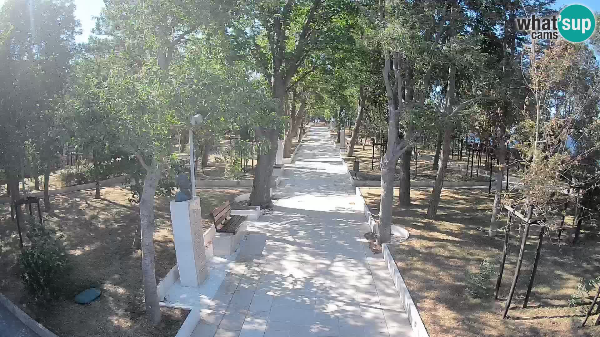Writers’ Park Webcam Senj – Live by the Sea