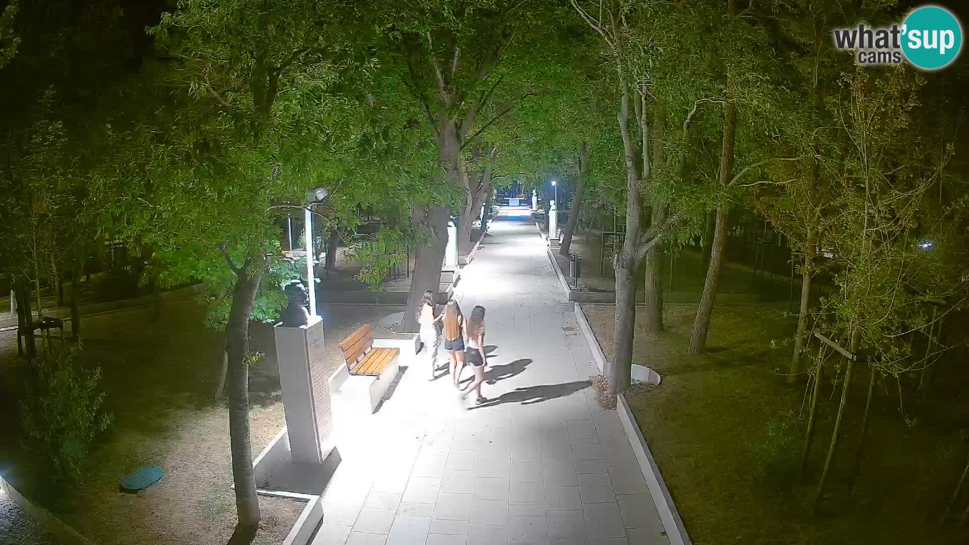 Webcam Schriftstellerpark Senj – Live am Meer