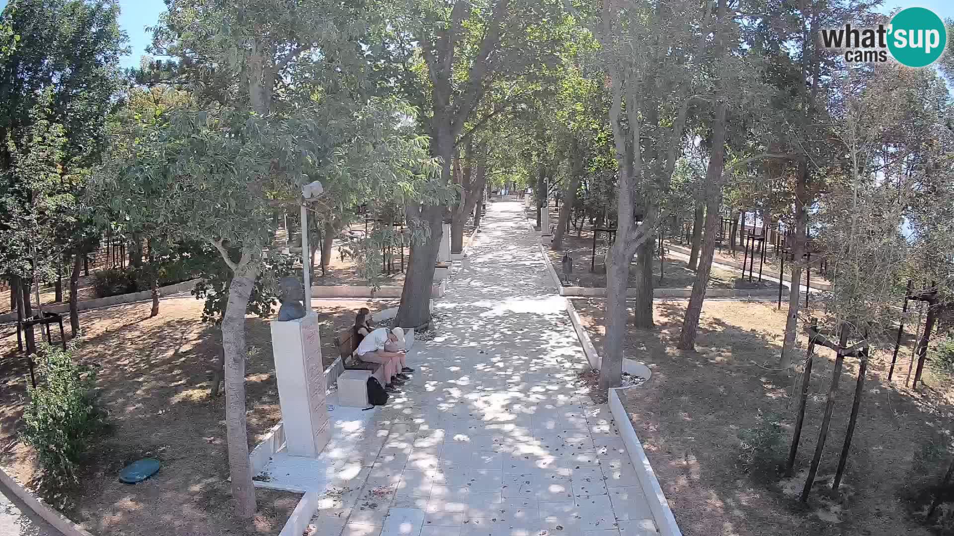 Webcam Schriftstellerpark Senj – Live am Meer