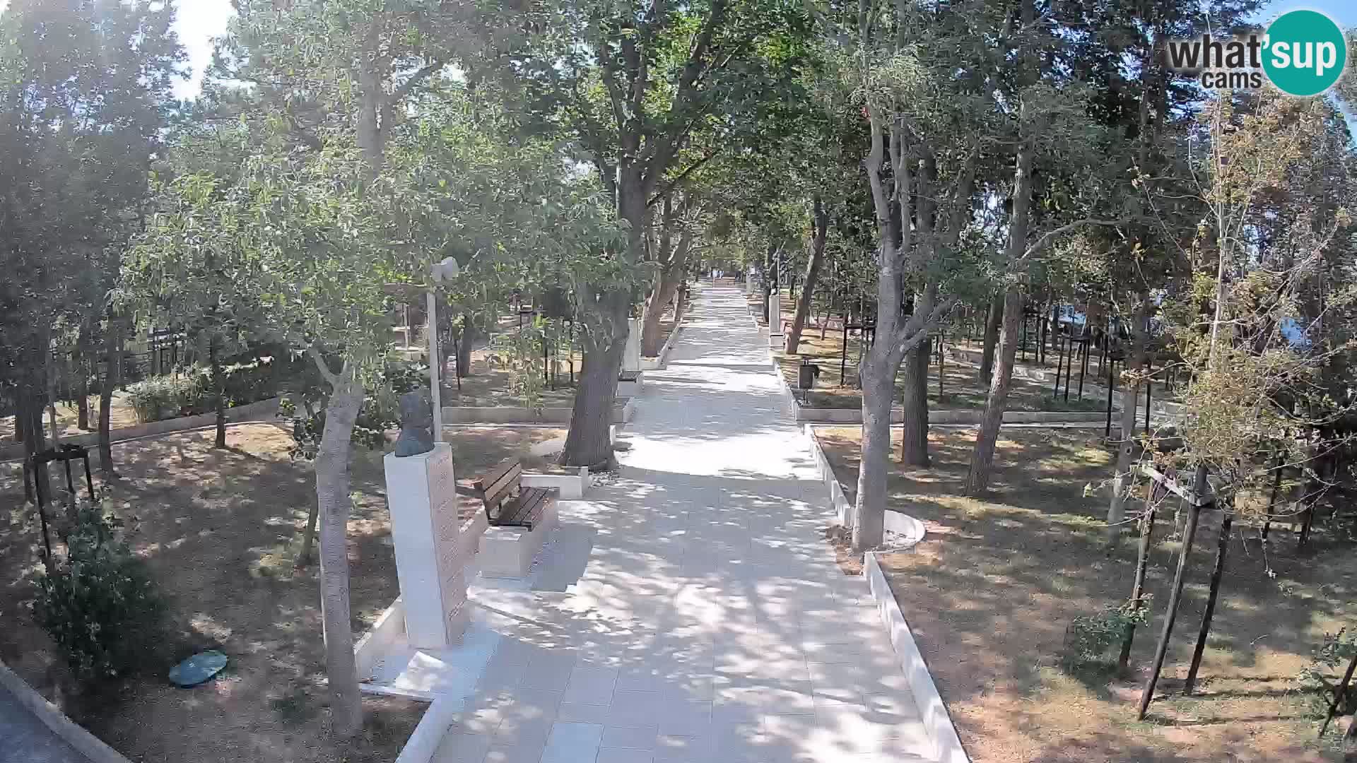 Webcam Schriftstellerpark Senj – Live am Meer