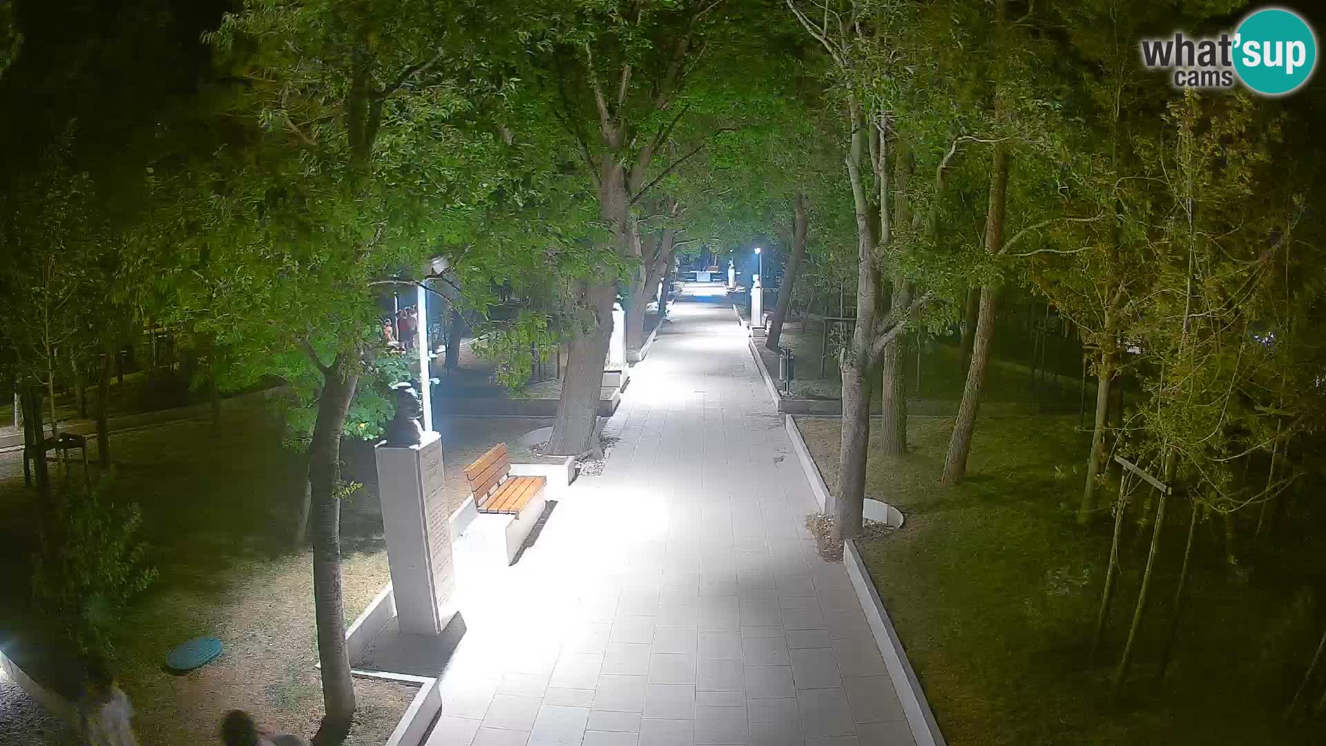 Writers’ Park Webcam Senj – Live by the Sea