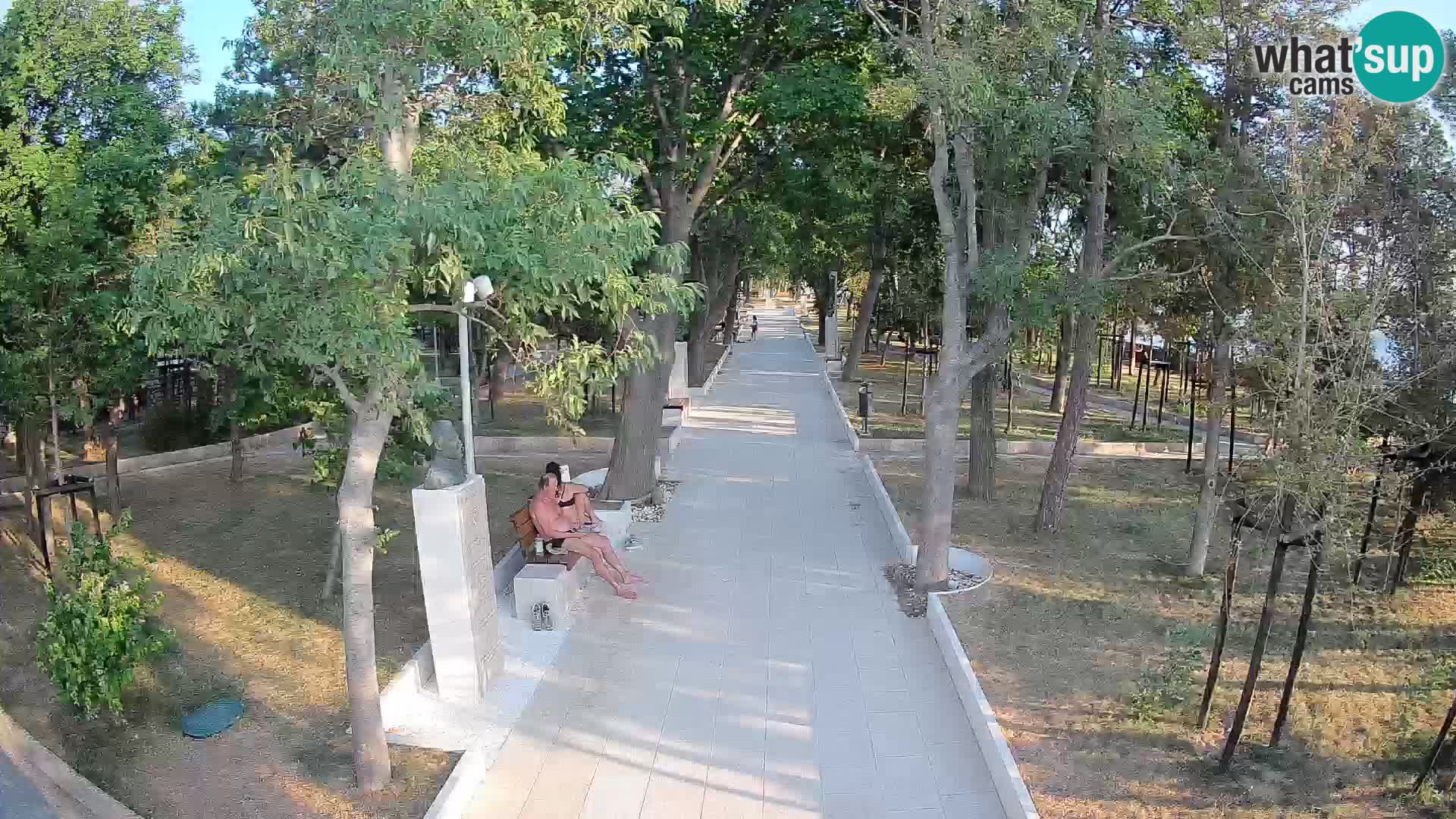 Webcam Schriftstellerpark Senj – Live am Meer