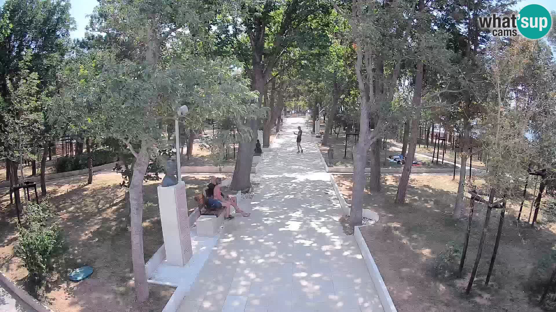 Writers’ Park Webcam Senj – Live by the Sea