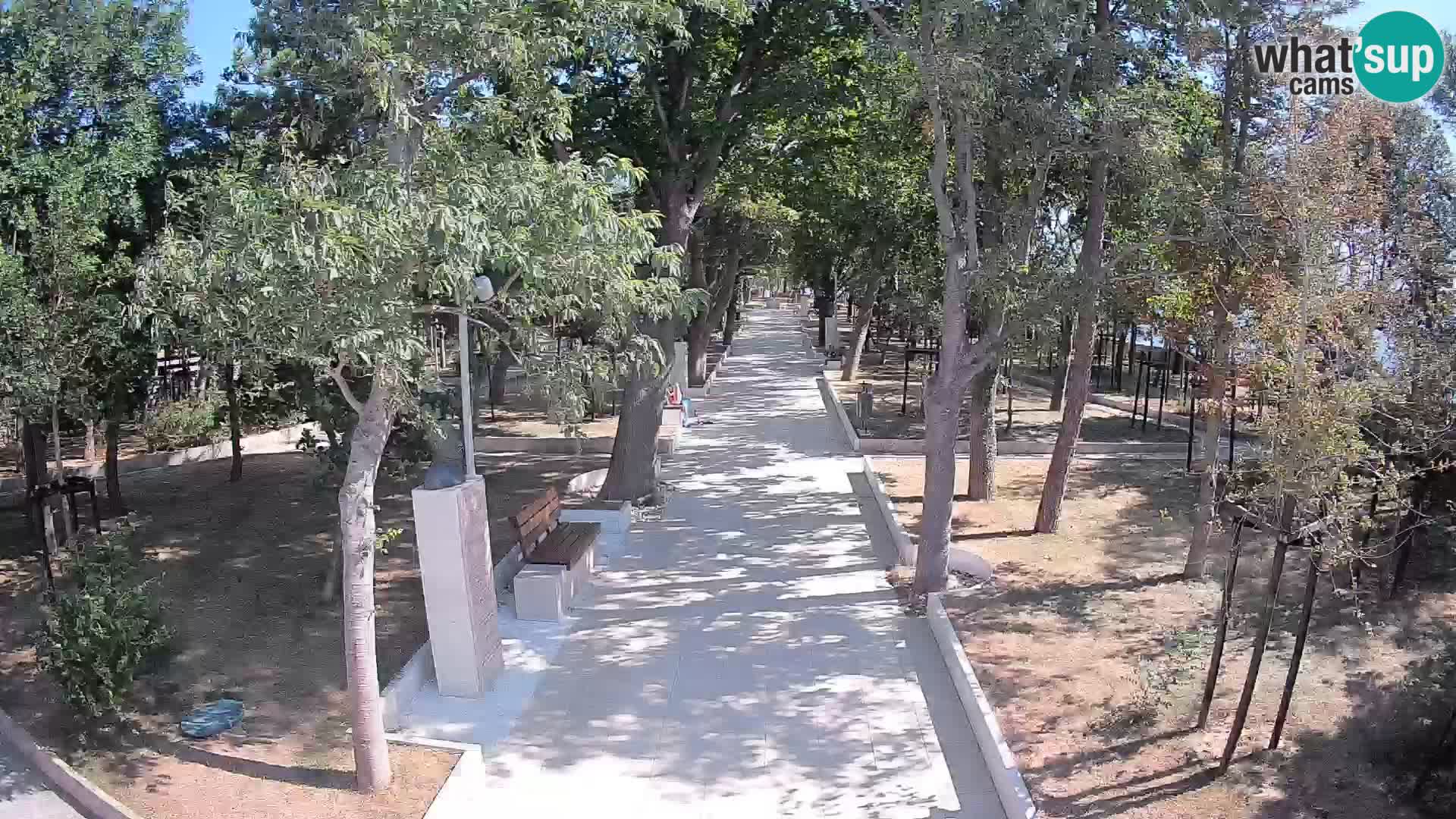 Webcam Schriftstellerpark Senj – Live am Meer