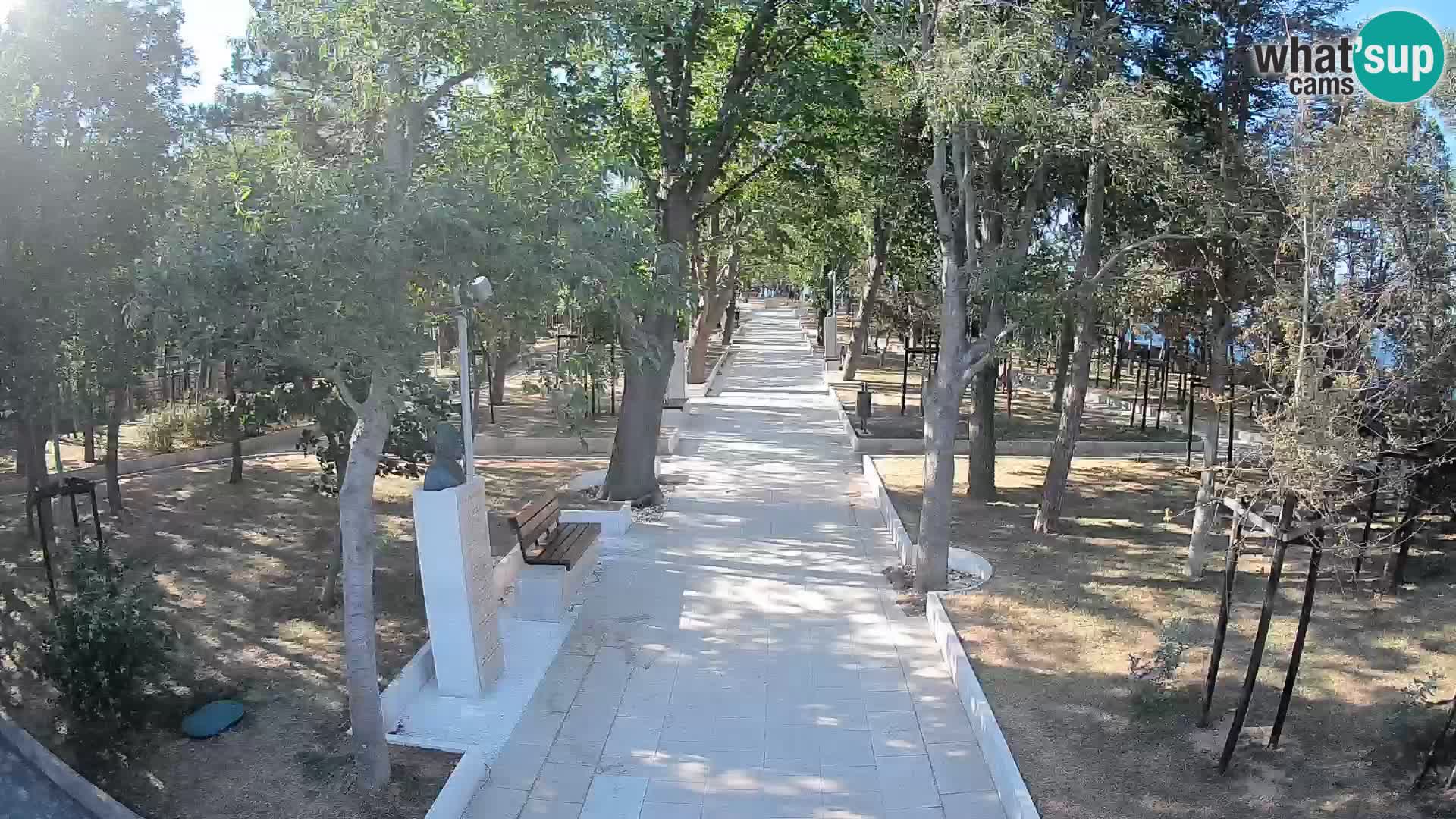 Webcam Schriftstellerpark Senj – Live am Meer