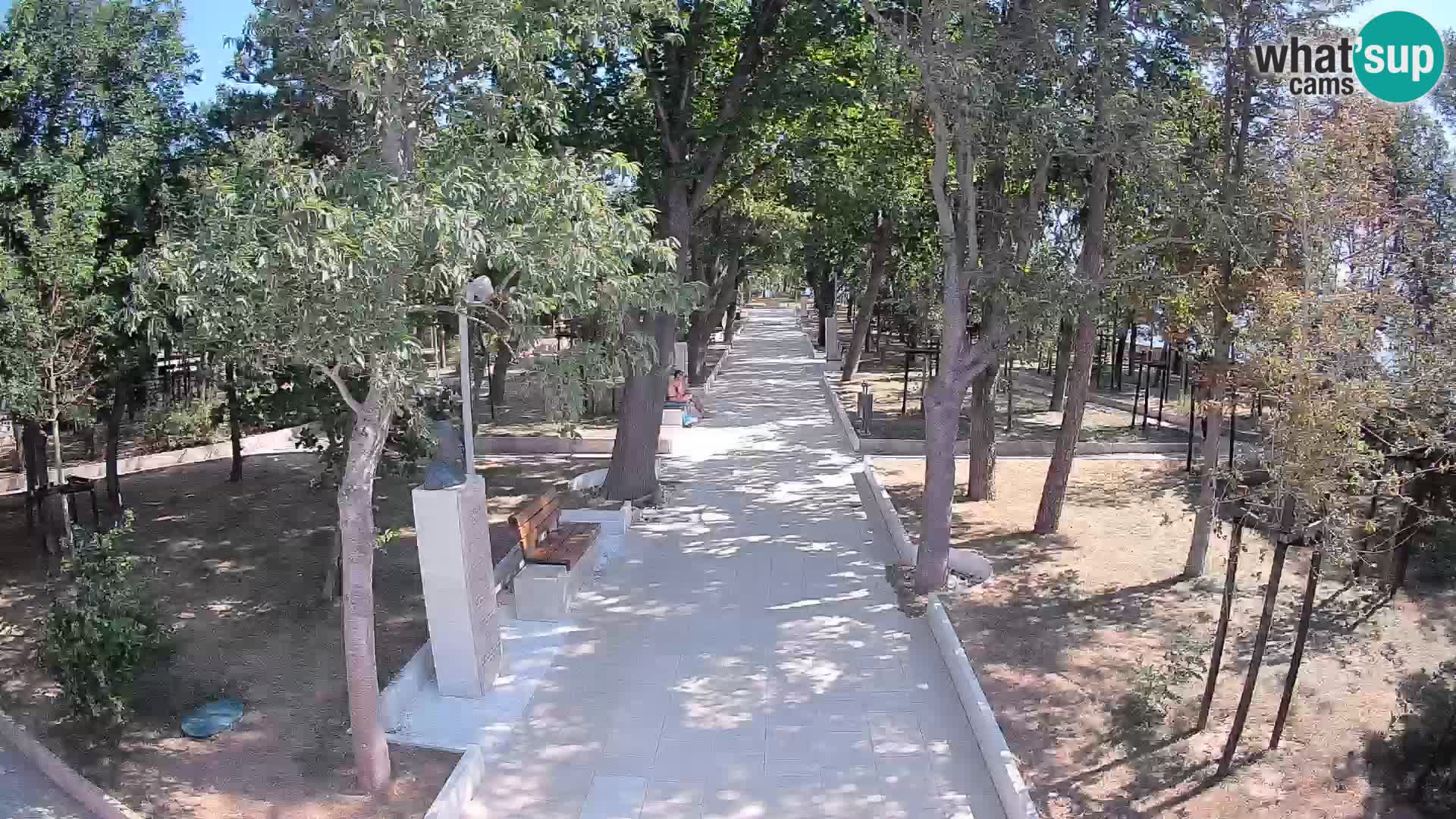 Writers’ Park Webcam Senj – Live by the Sea
