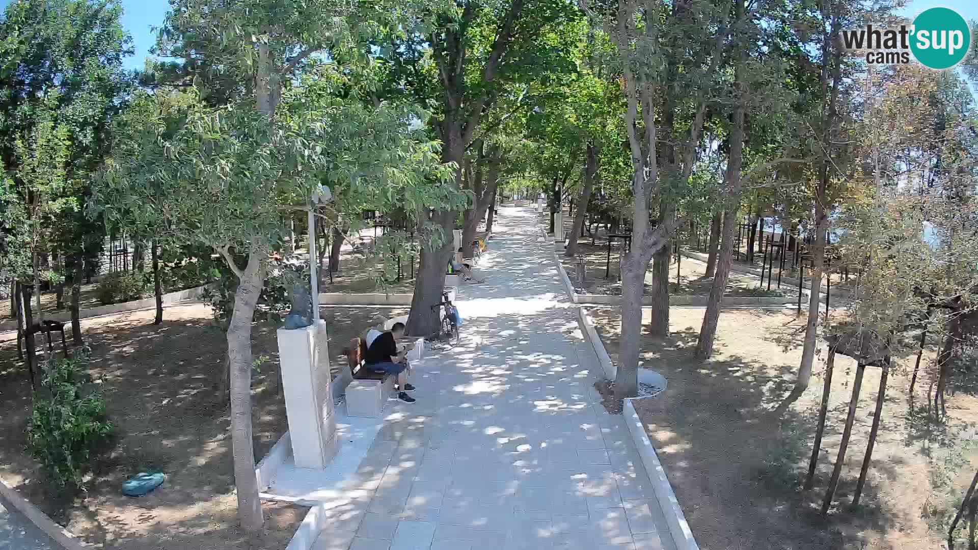 Writers’ Park Webcam Senj – Live by the Sea