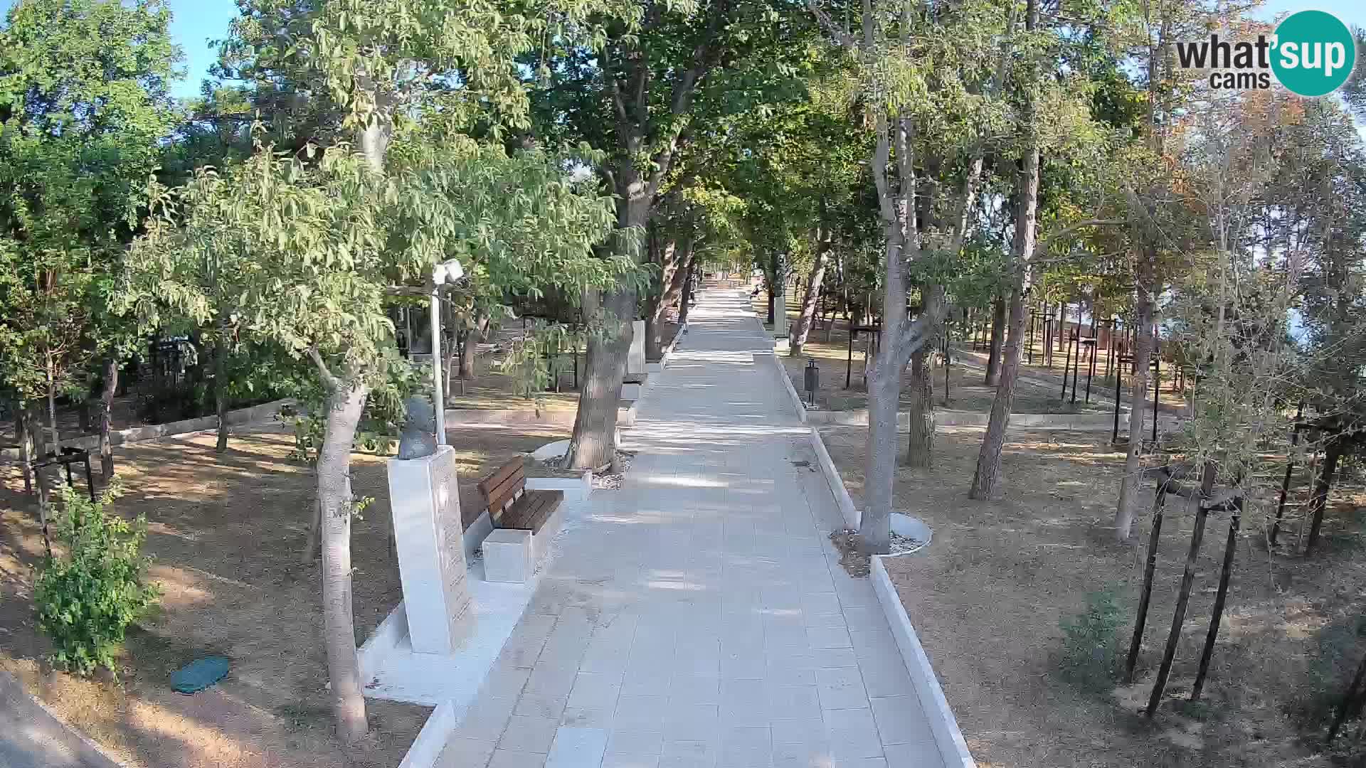 Writers’ Park Webcam Senj – Live by the Sea