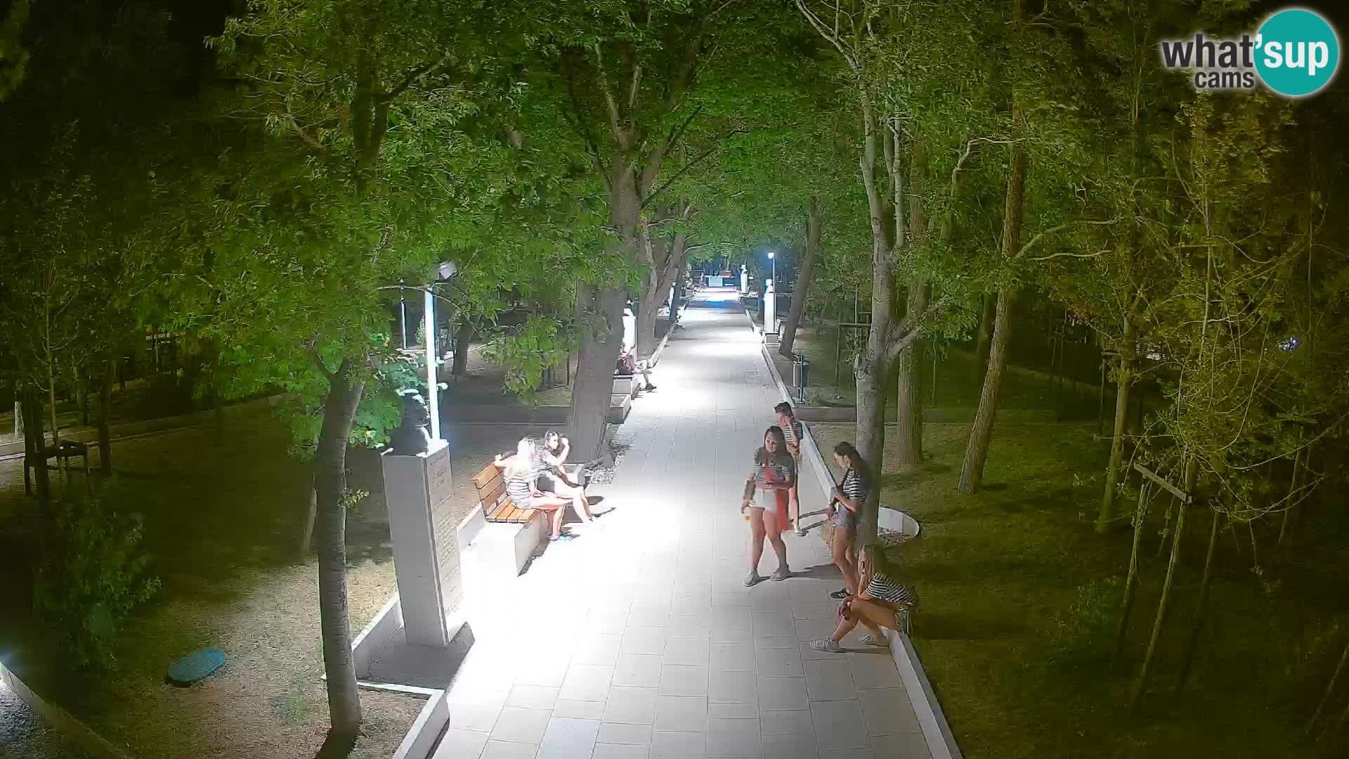 Writers’ Park Webcam Senj – Live by the Sea