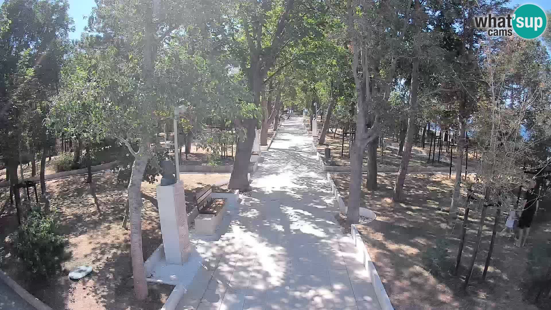 Writers’ Park Webcam Senj – Live by the Sea