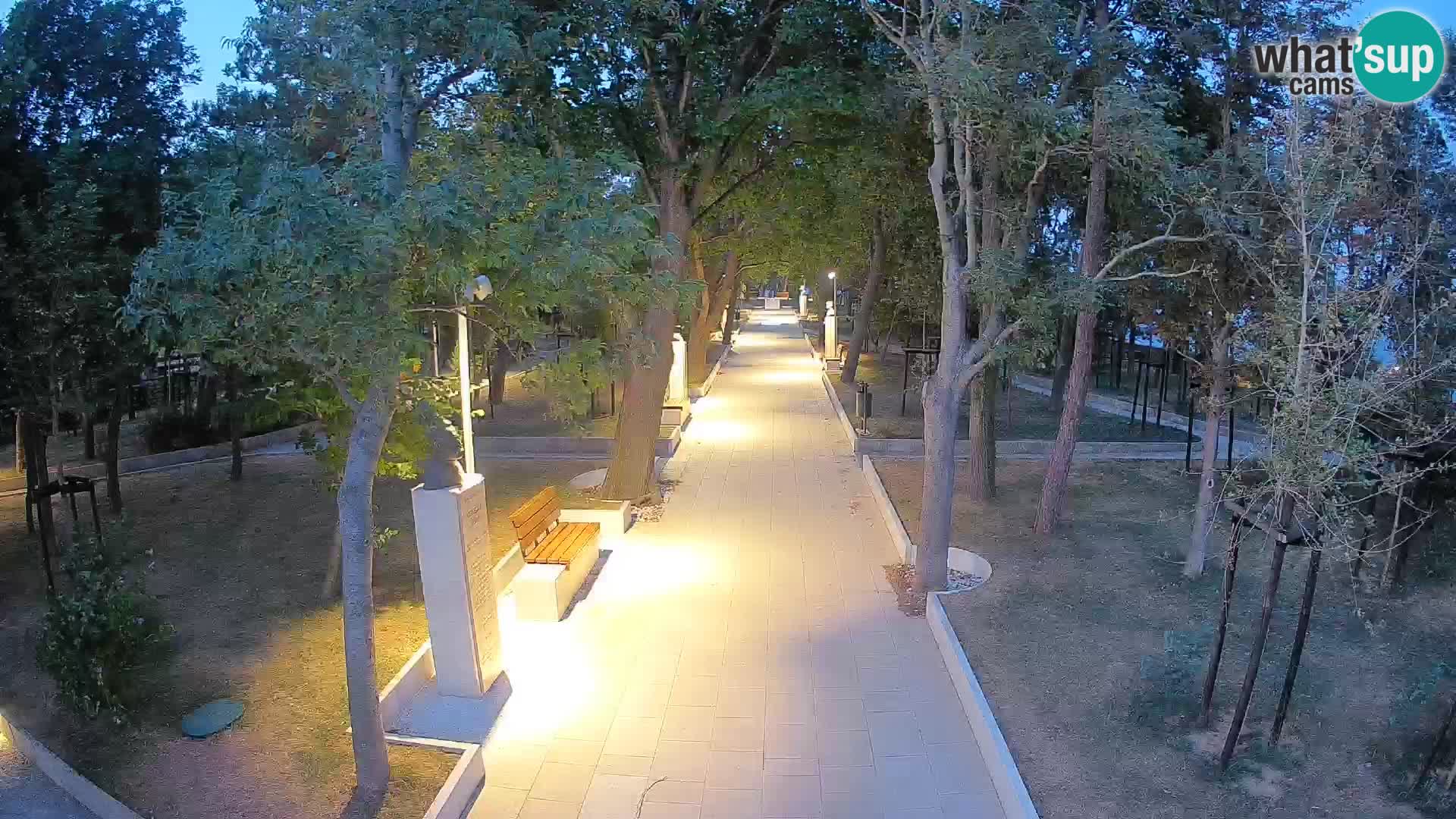 Writers’ Park Webcam Senj – Live by the Sea