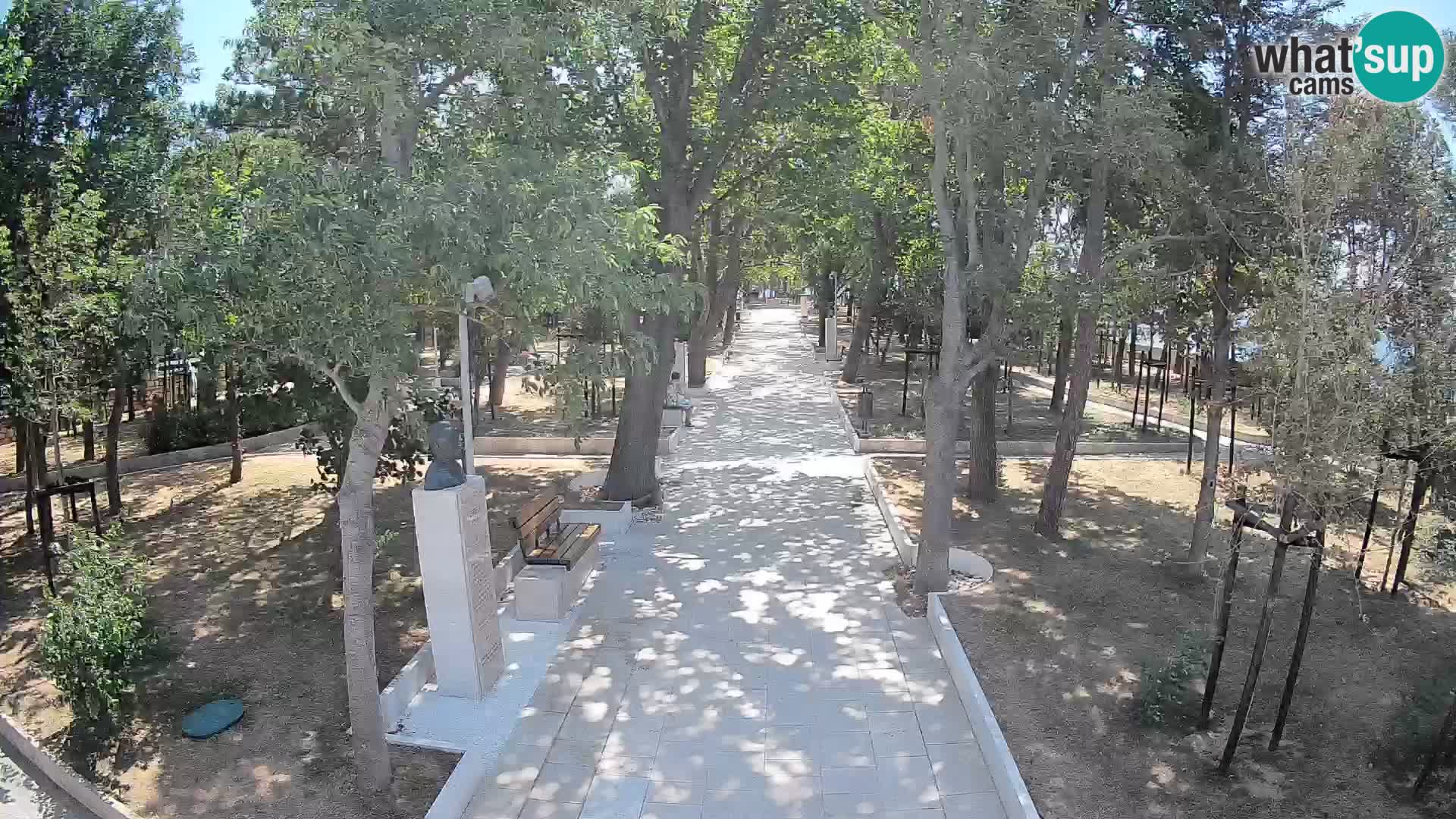 Writers’ Park Webcam Senj – Live by the Sea