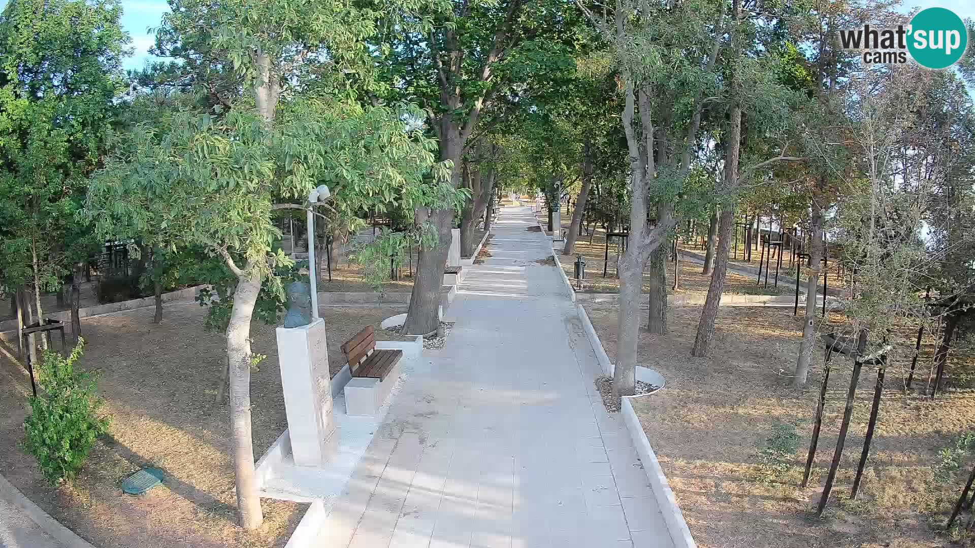 Writers’ Park Webcam Senj – Live by the Sea