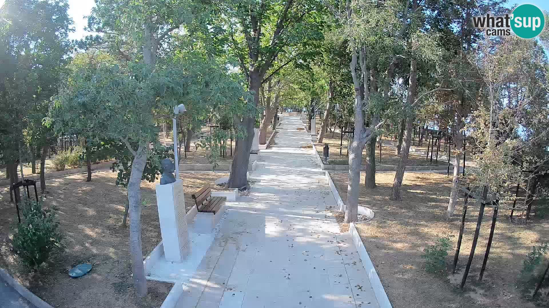 Writers’ Park Webcam Senj – Live by the Sea