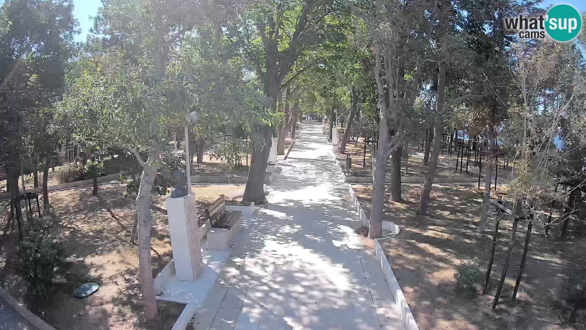 Writers’ Park Webcam Senj – Live by the Sea