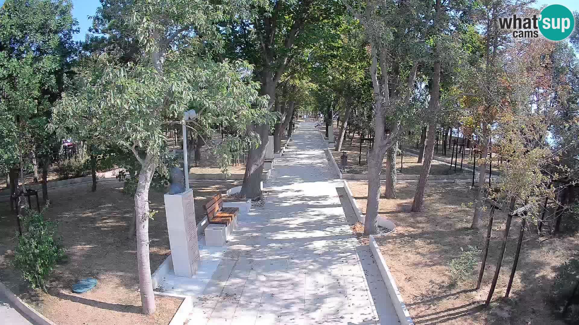 Writers’ Park Webcam Senj – Live by the Sea