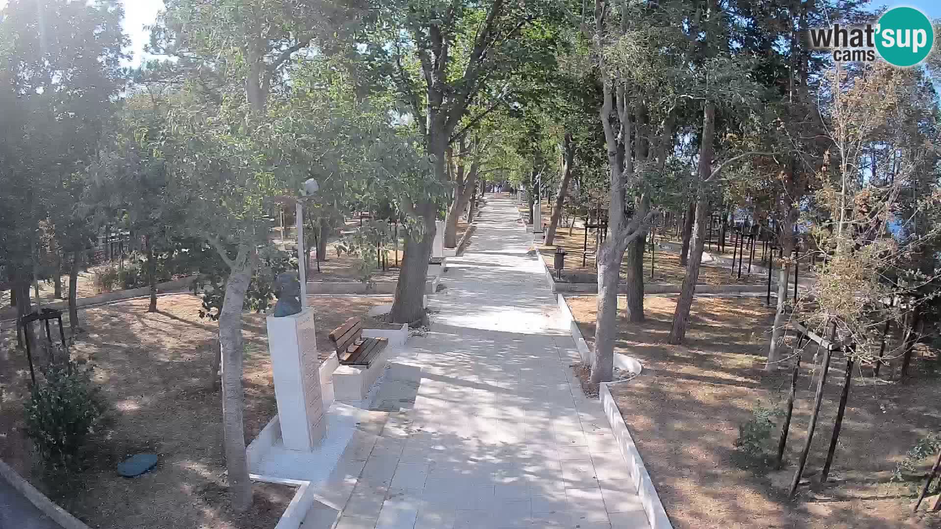 Webcam Schriftstellerpark Senj – Live am Meer