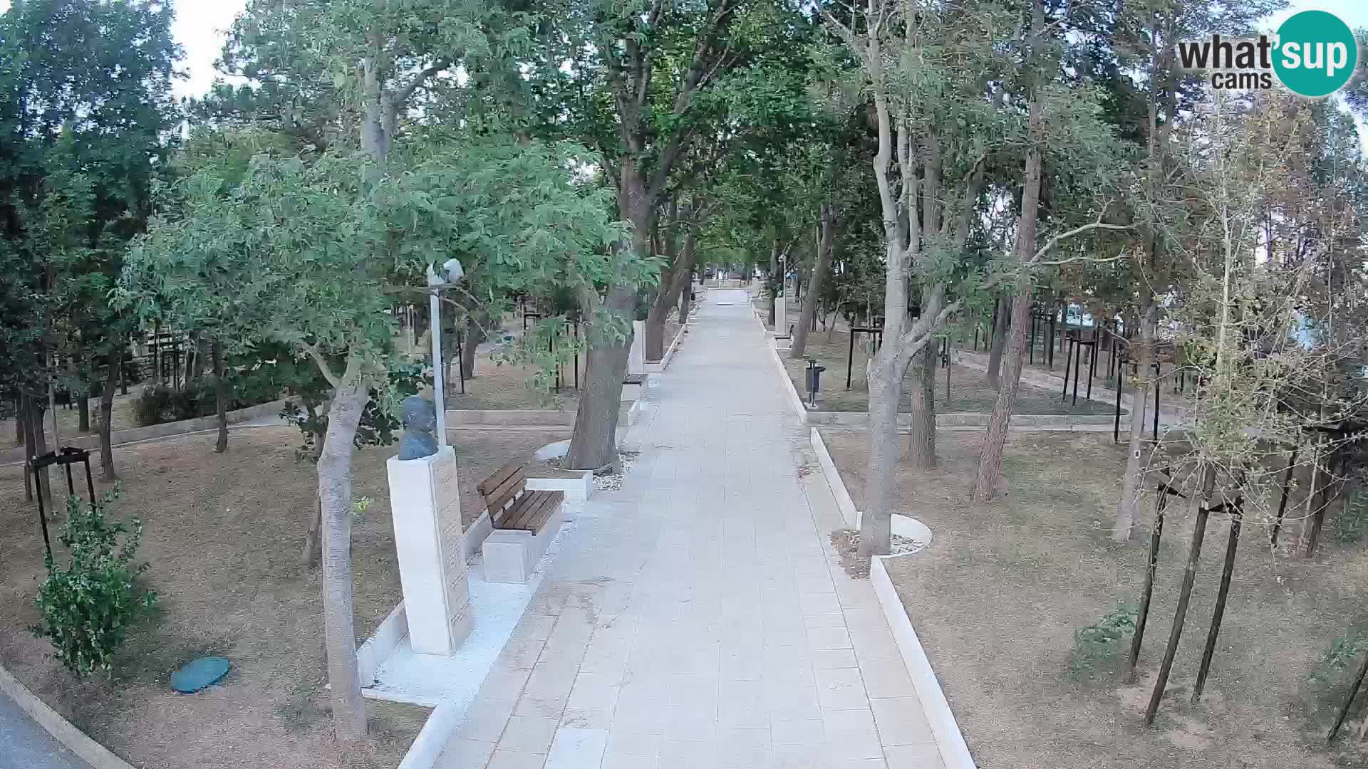 Webcam Schriftstellerpark Senj – Live am Meer