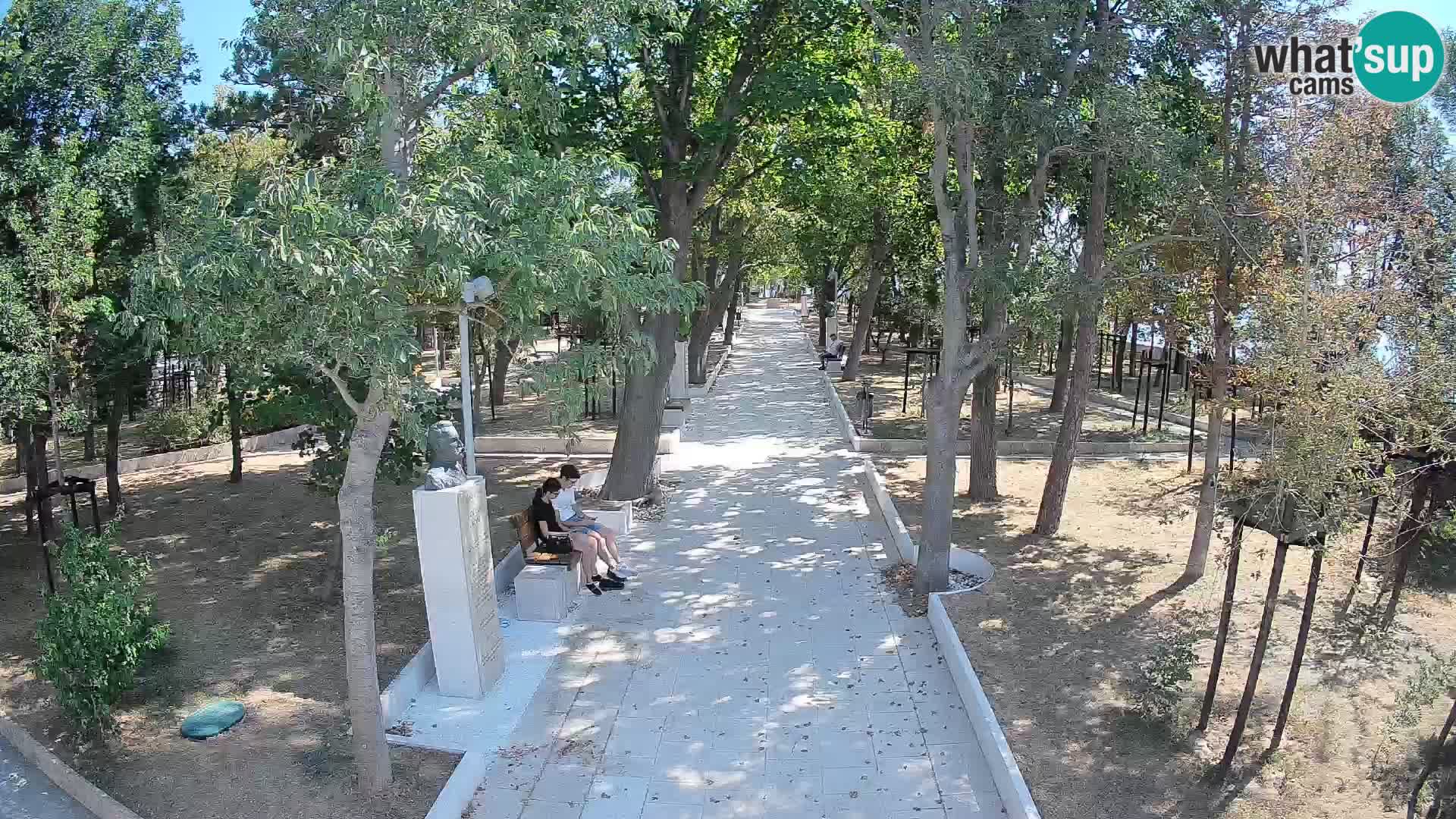 Writers’ Park Webcam Senj – Live by the Sea