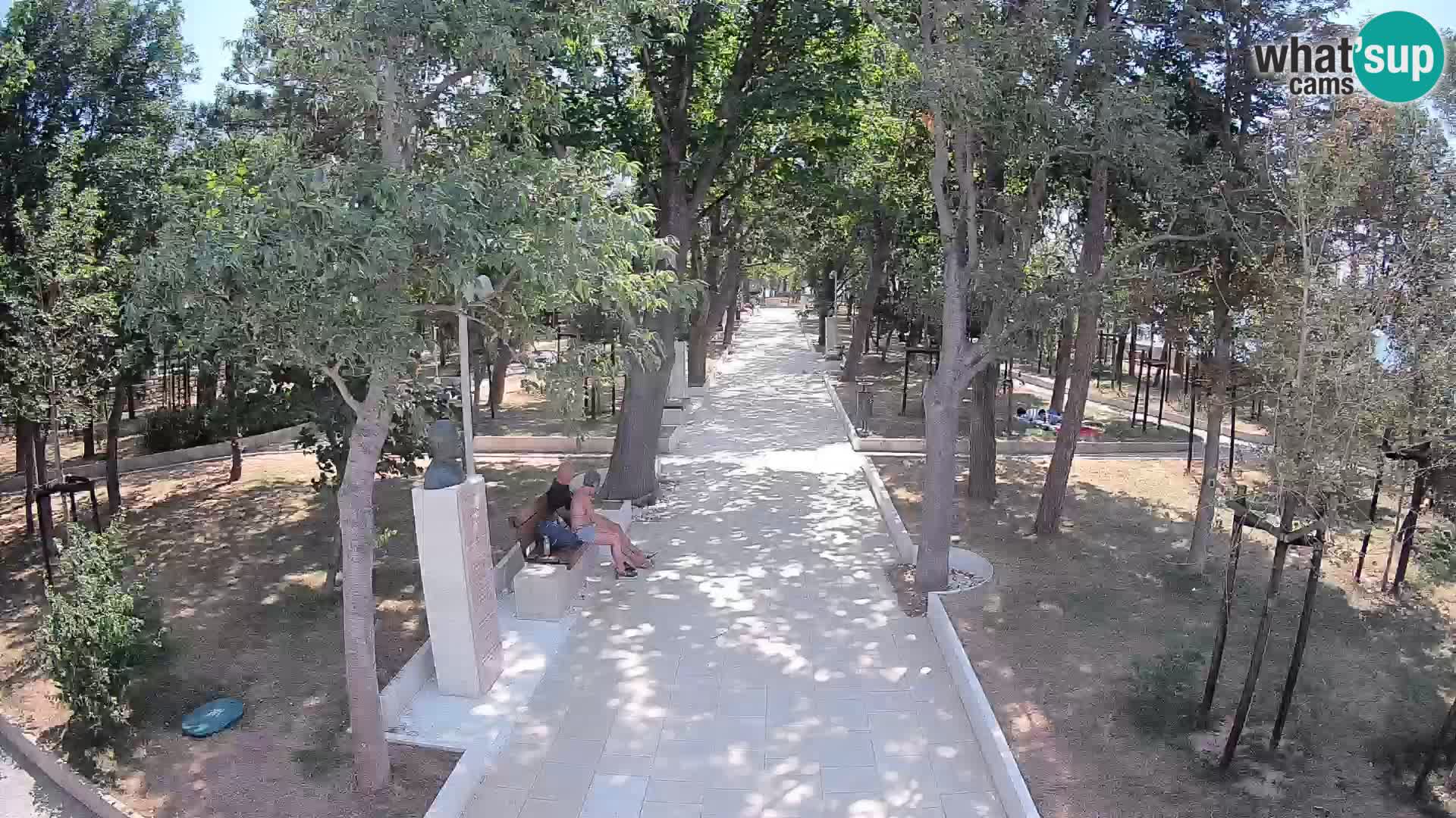 Writers’ Park Webcam Senj – Live by the Sea