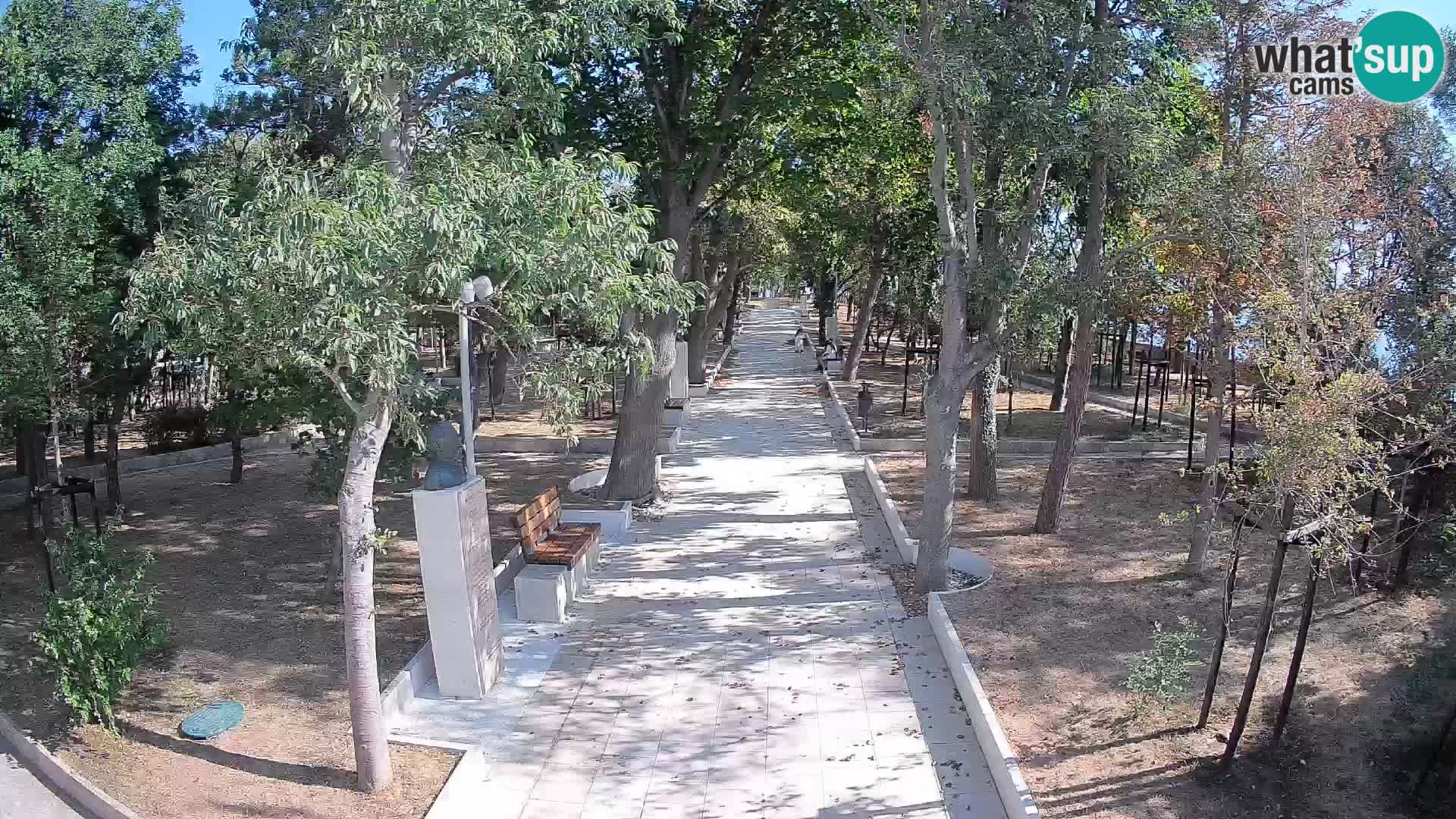 Writers’ Park Webcam Senj – Live by the Sea