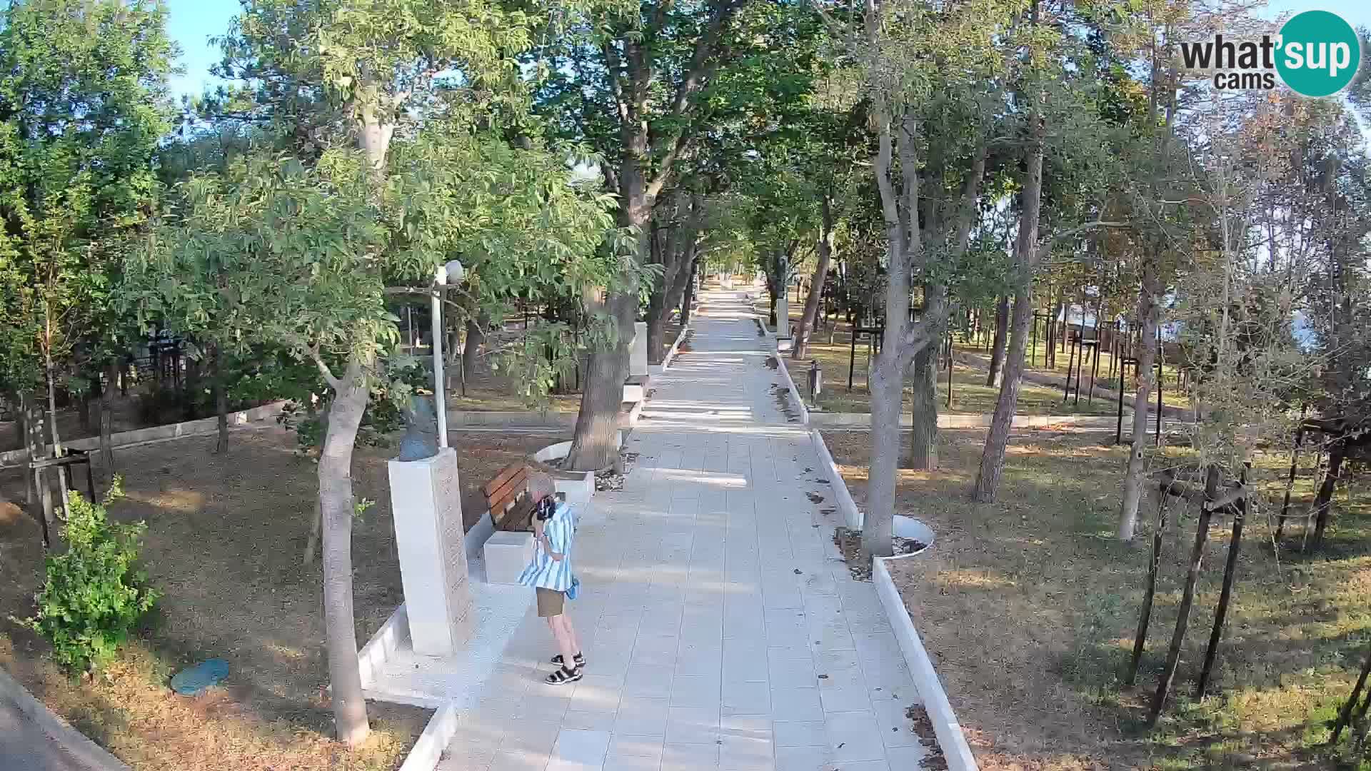 Writers’ Park Webcam Senj – Live by the Sea