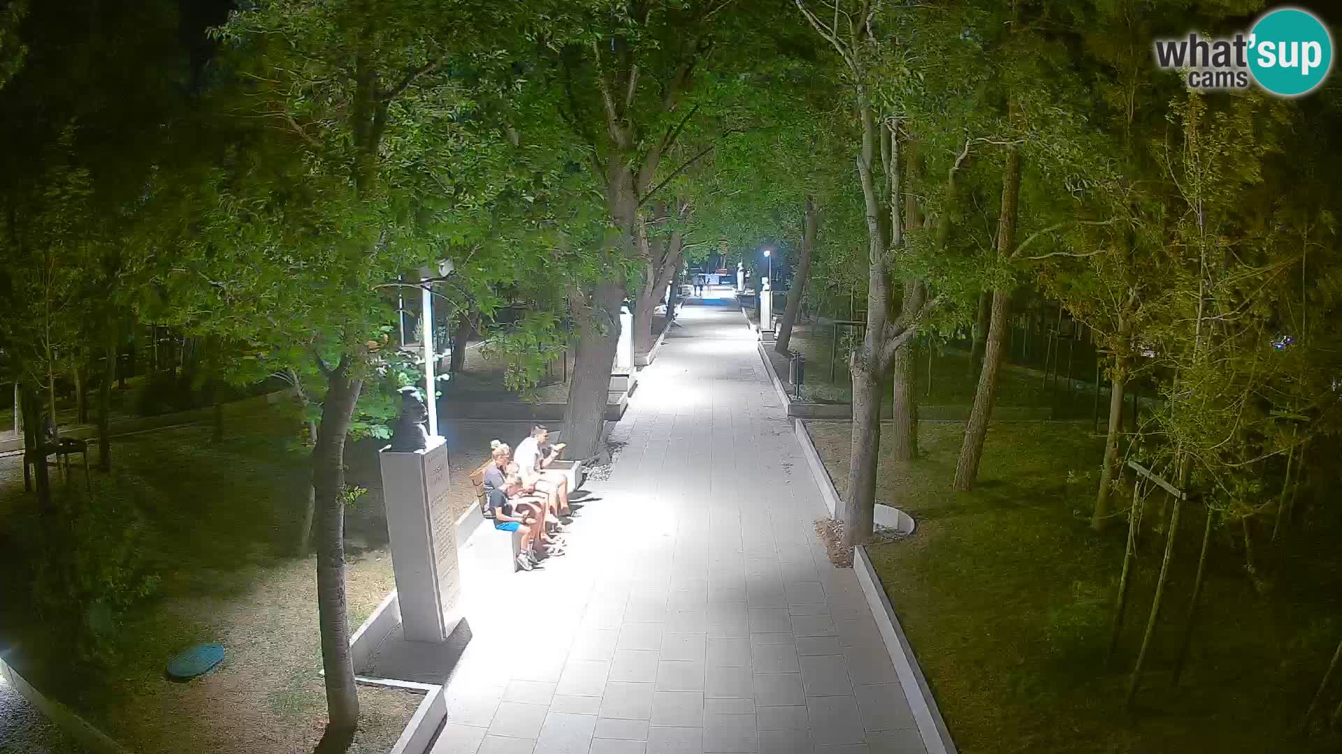 Writers’ Park Webcam Senj – Live by the Sea