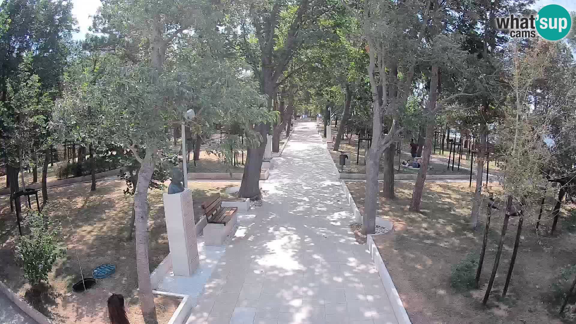 Writers’ Park Webcam Senj – Live by the Sea