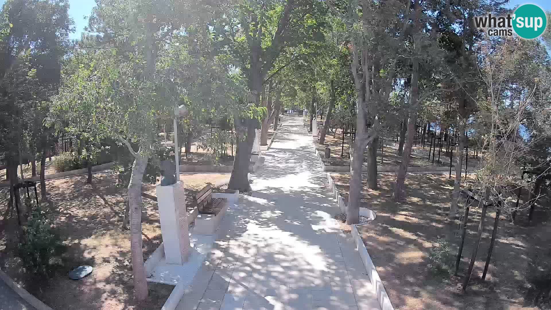 Writers’ Park Webcam Senj – Live by the Sea
