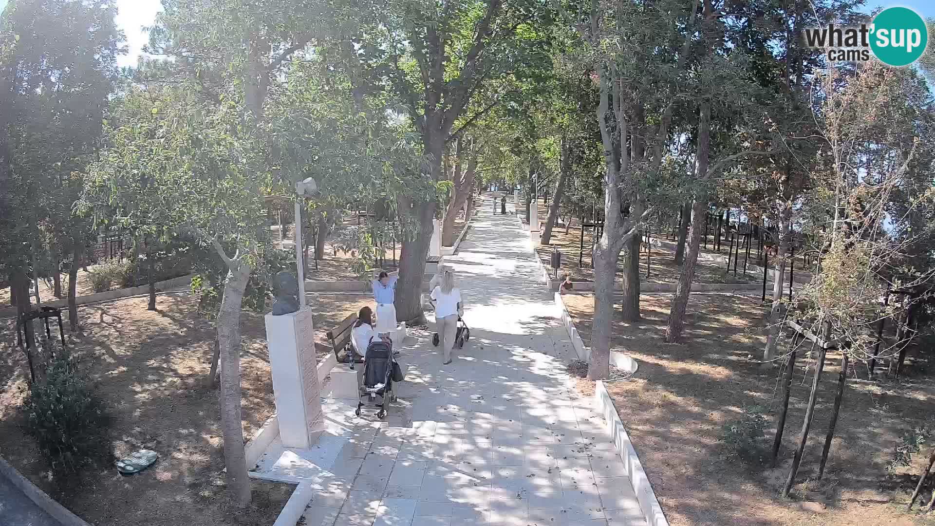 Writers’ Park Webcam Senj – Live by the Sea