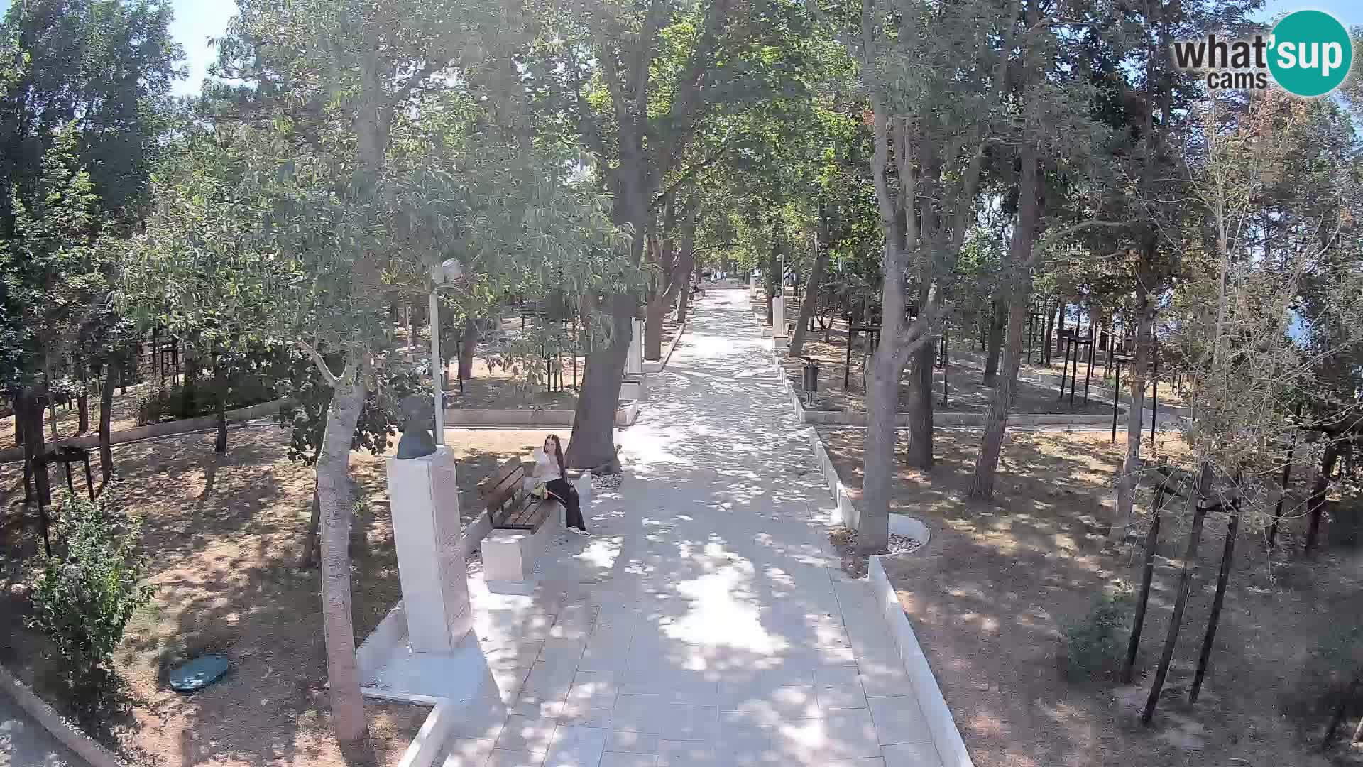 Writers’ Park Webcam Senj – Live by the Sea