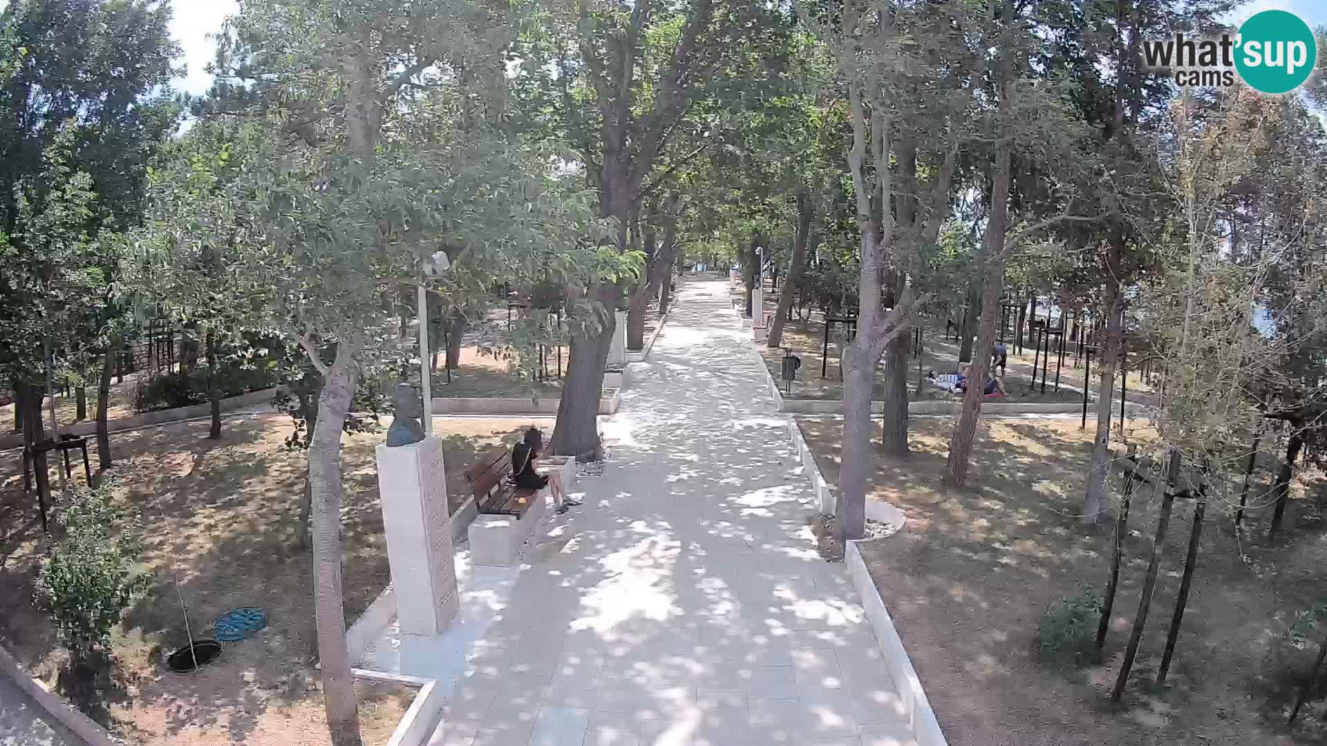 Writers’ Park Webcam Senj – Live by the Sea